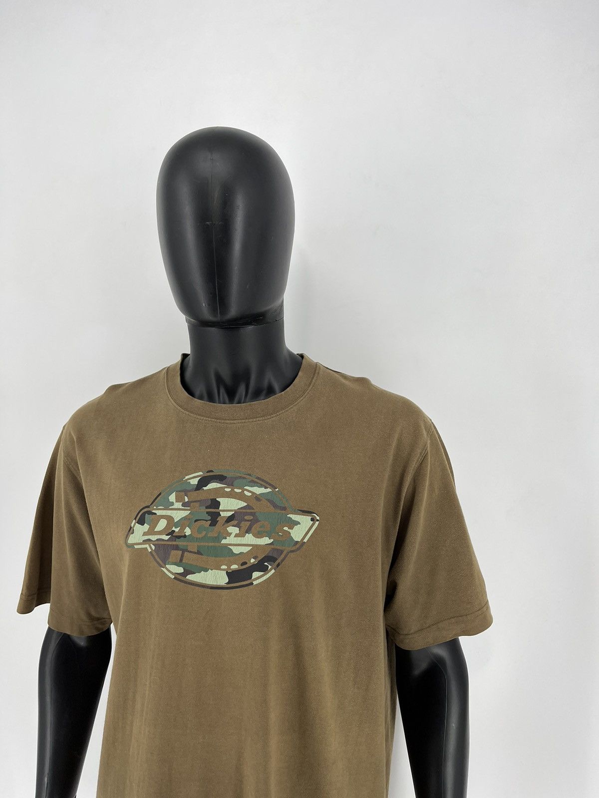 Dickies × Vintage Vintage 90s Dickies Camo Big Logo Tee street Style Size US XL / EU 56 / 4 - 4 Thumbnail