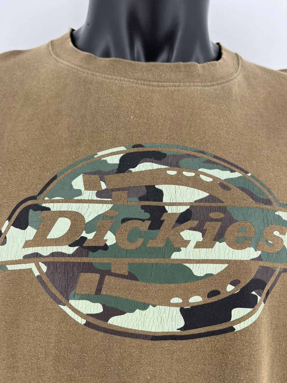 Dickies × Vintage Vintage 90s Dickies Camo Big Logo Tee street Style Size US XL / EU 56 / 4 - 6 Thumbnail