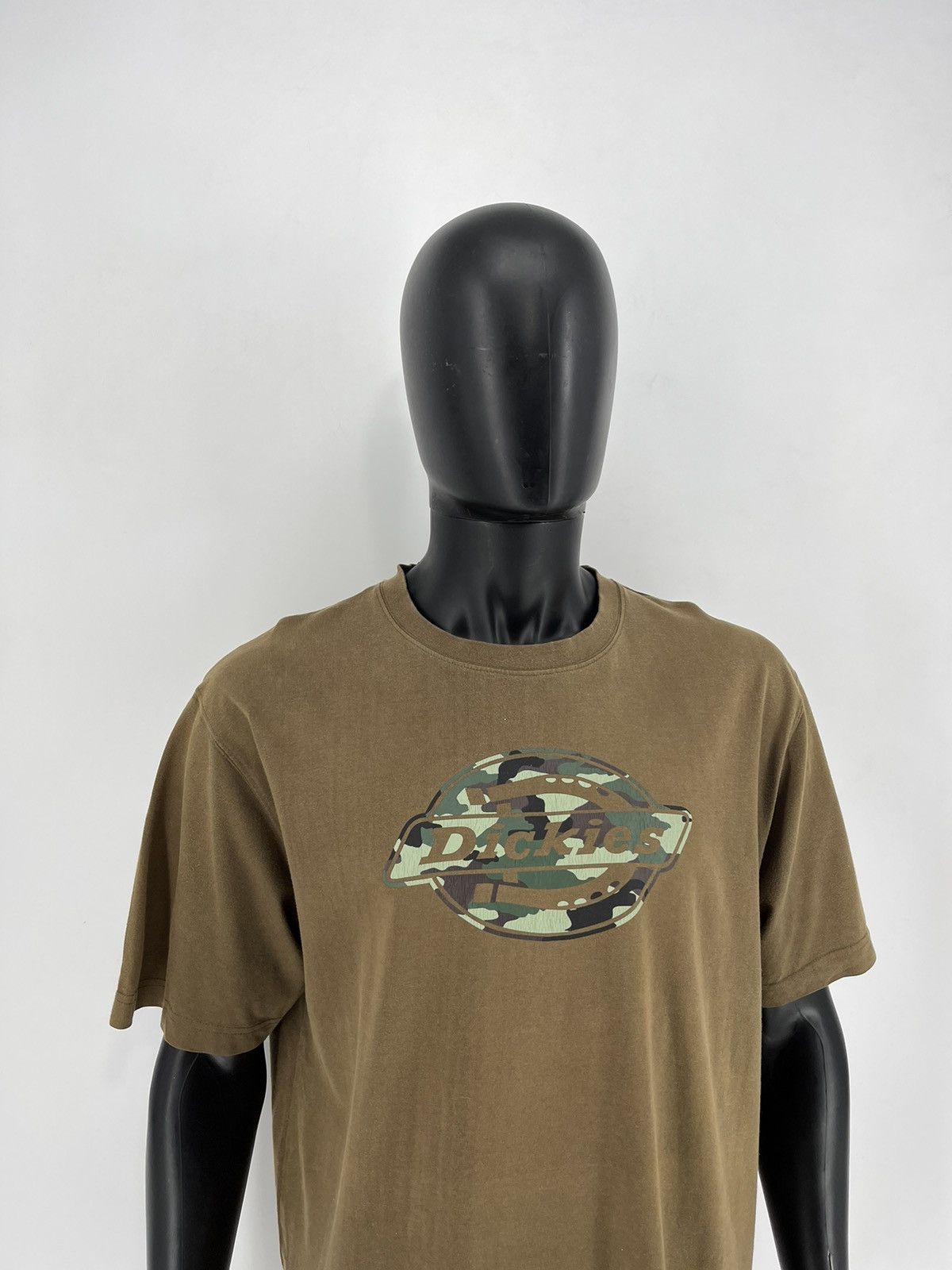 Dickies × Vintage Vintage 90s Dickies Camo Big Logo Tee street Style Size US XL / EU 56 / 4 - 3 Thumbnail