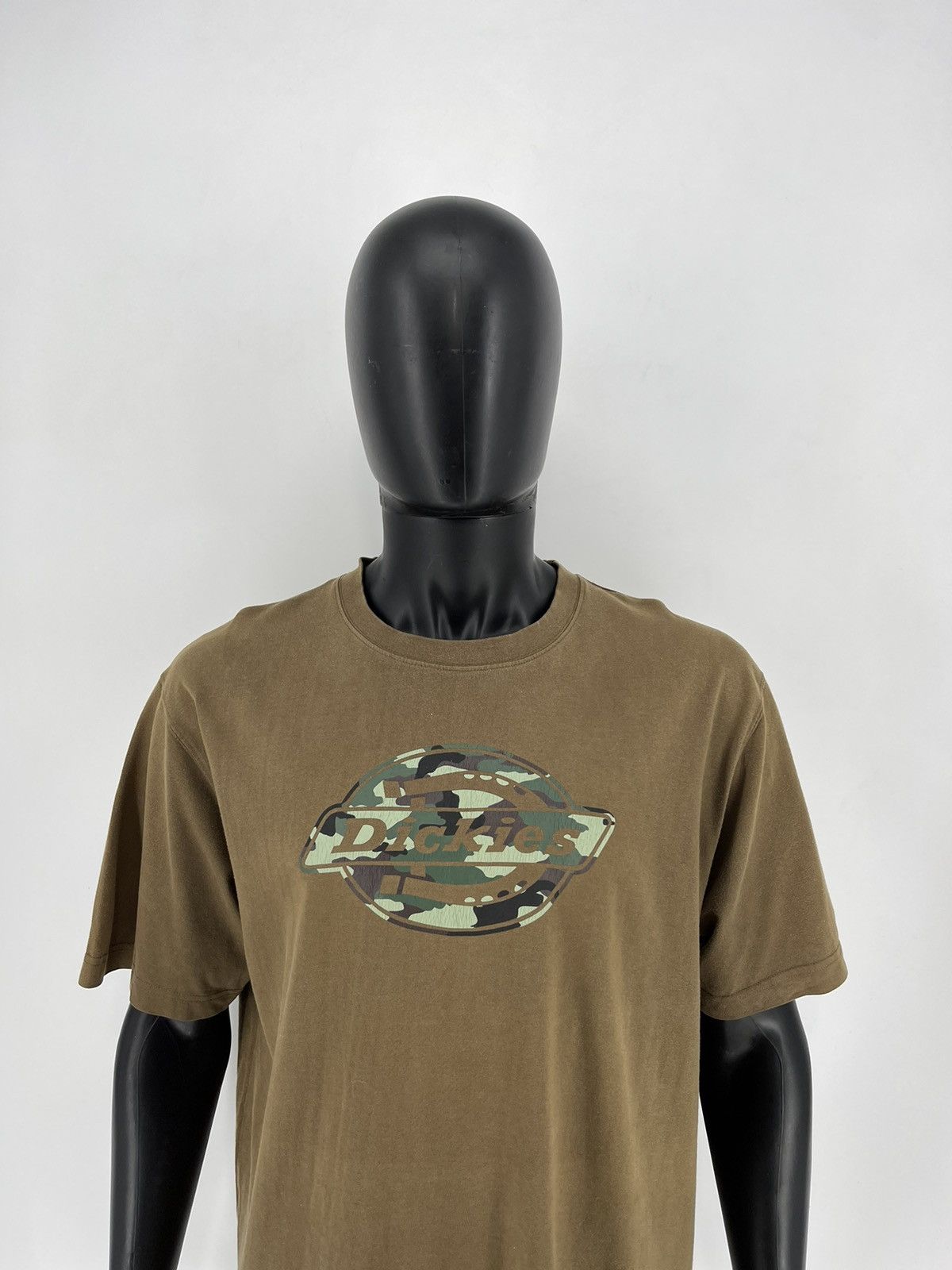 Dickies × Vintage Vintage 90s Dickies Camo Big Logo Tee street Style Size US XL / EU 56 / 4 - 1 Thumbnail