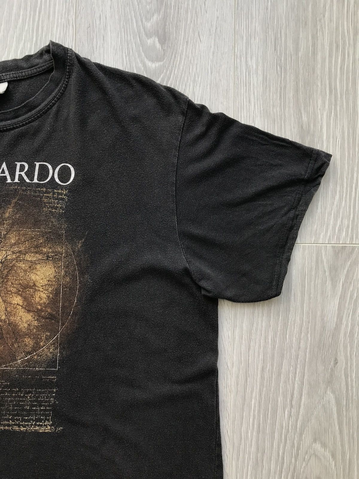 Vintage Vintage Leonardo Da Vinci Art Italian Graffiti T-Shirt Size US L / EU 52-54 / 3 - 5 Thumbnail