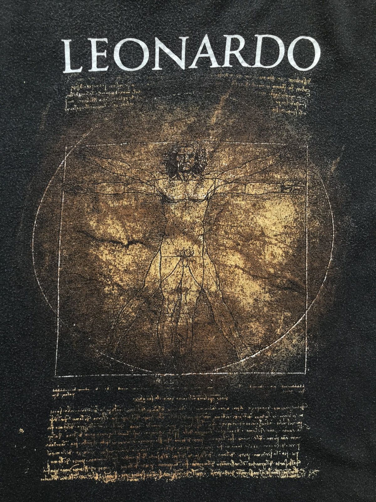 Vintage Vintage Leonardo Da Vinci Art Italian Graffiti T-Shirt Size US L / EU 52-54 / 3 - 3 Thumbnail