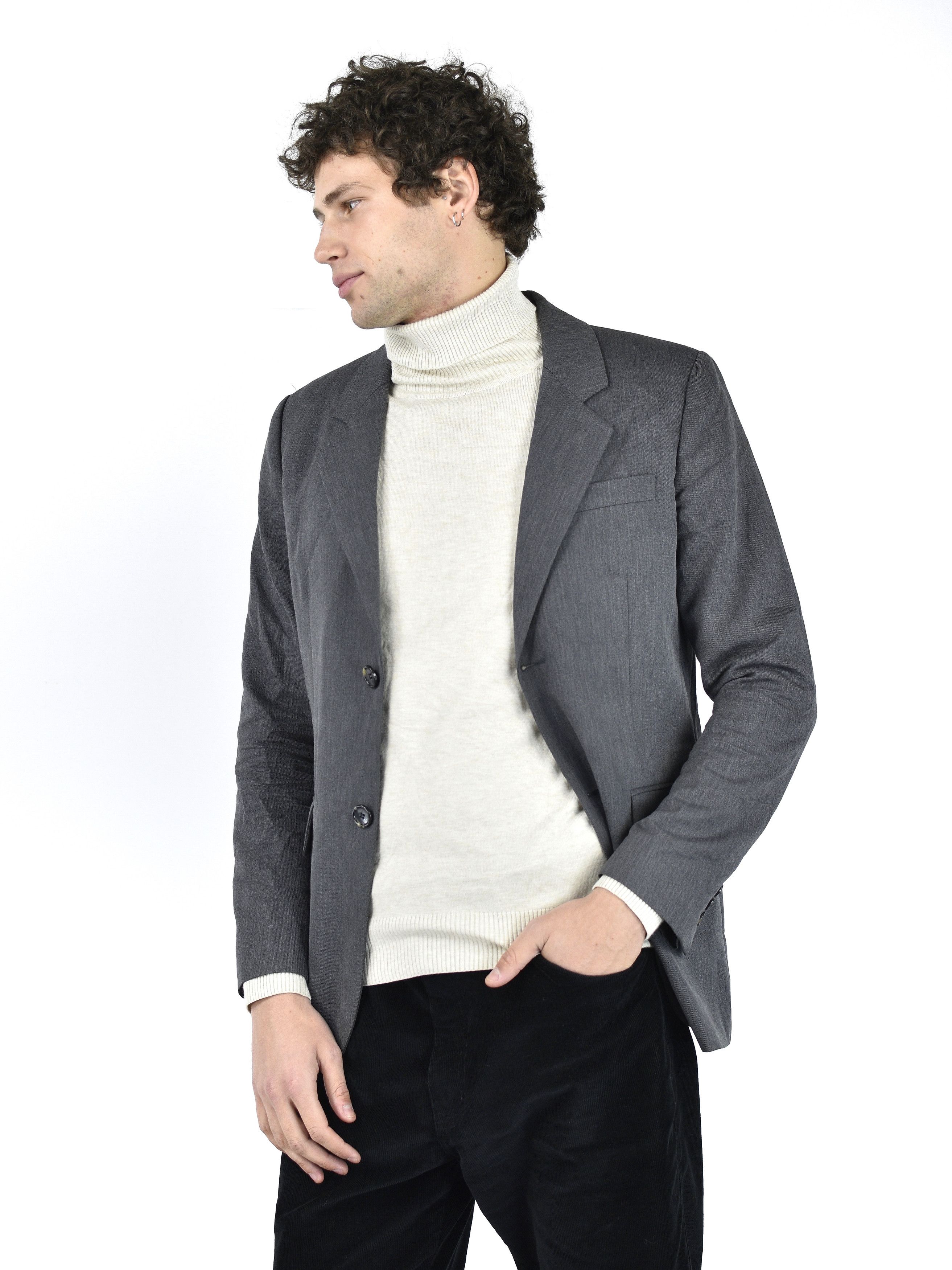 A.P.C. A.P.C Gray Blazer Size 42R - 10 Thumbnail