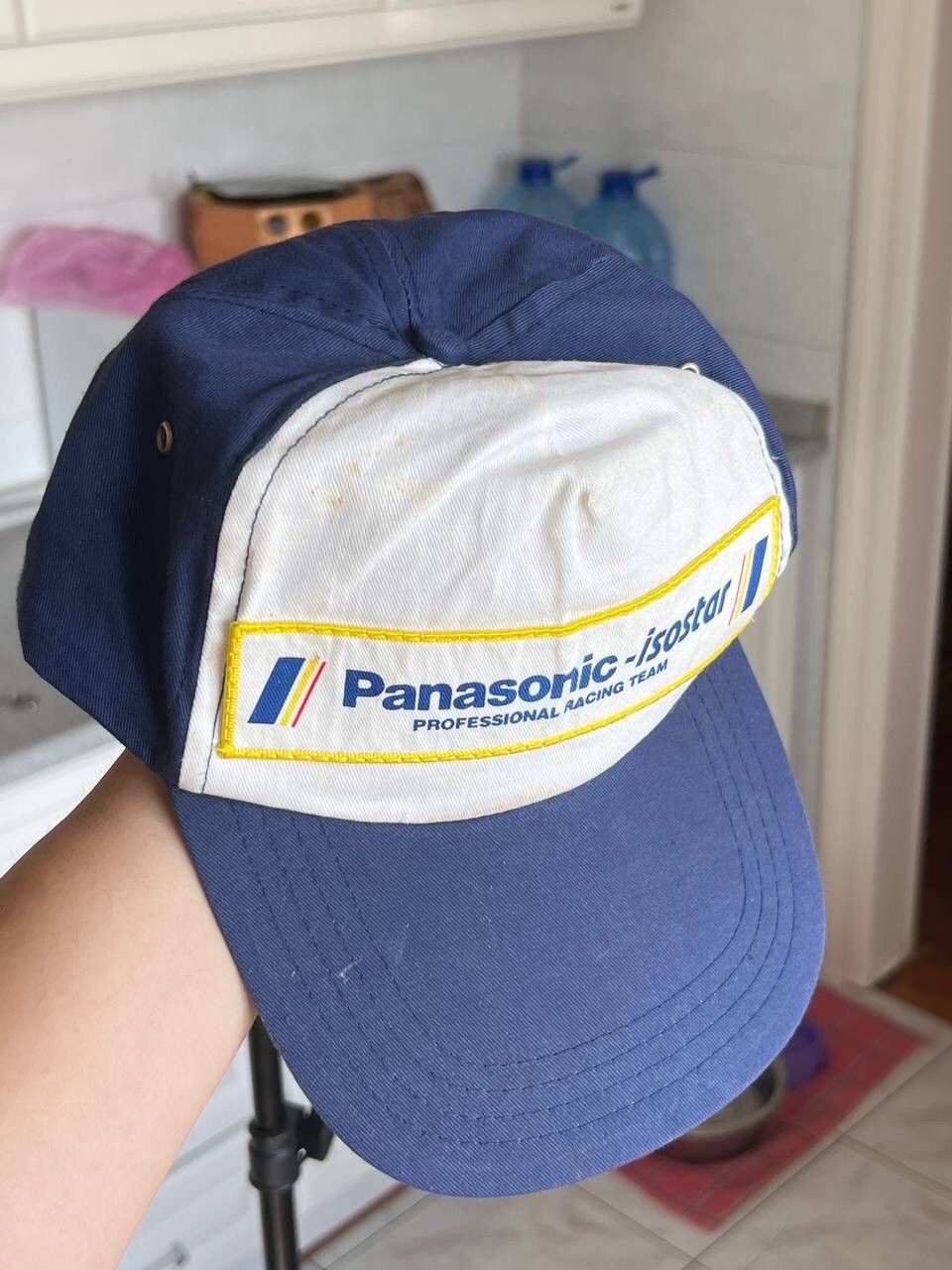 Vintage Vintage Panasonic Isostar Racing Team Cap Size ONE SIZE - 2 Thumbnail