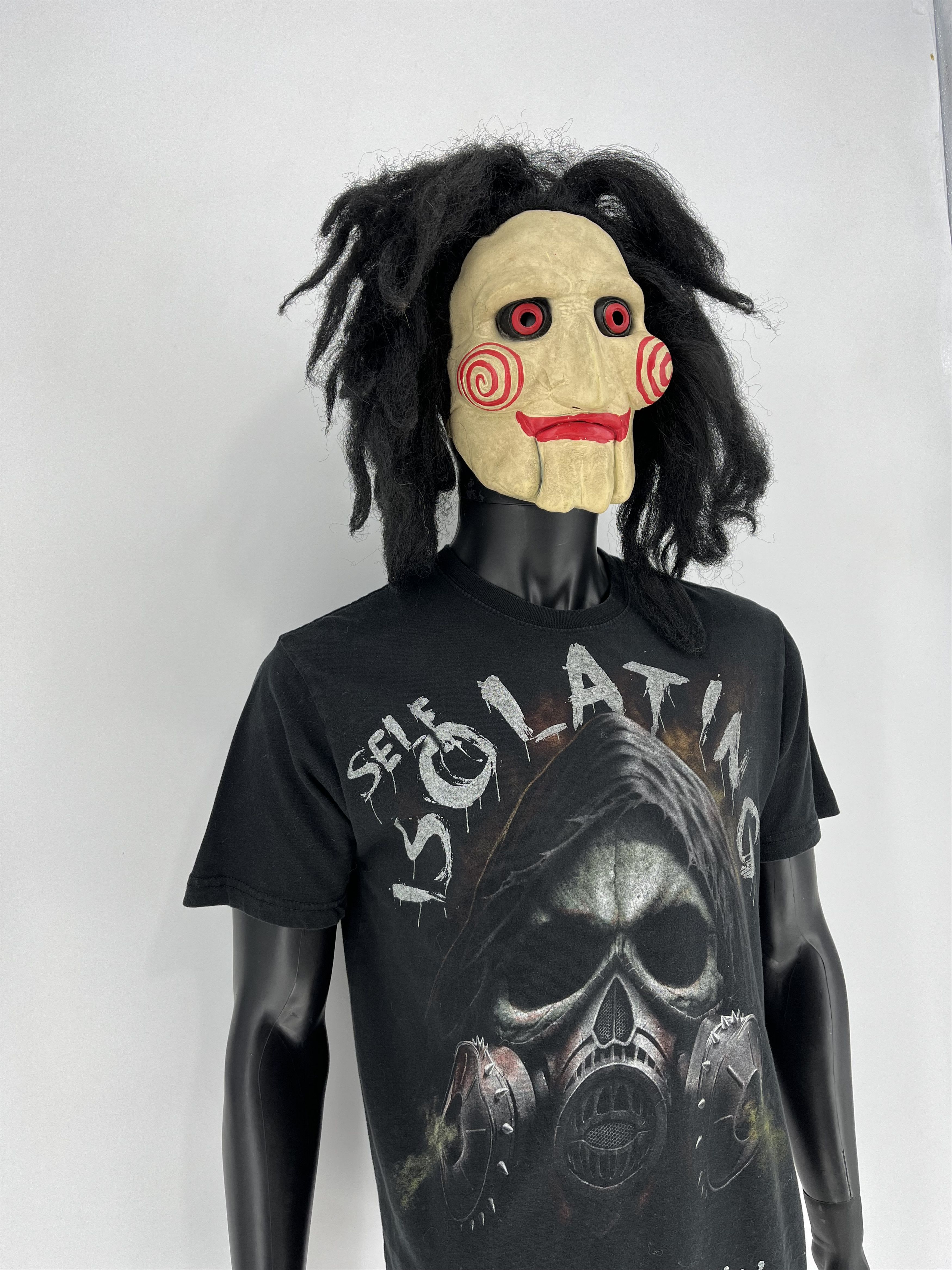 Band Tees × Vintage Vintage Y2K spiral skull like a boss lockdown 2020 Dead Face Size US M / EU 48-50 / 2 - 3 Thumbnail