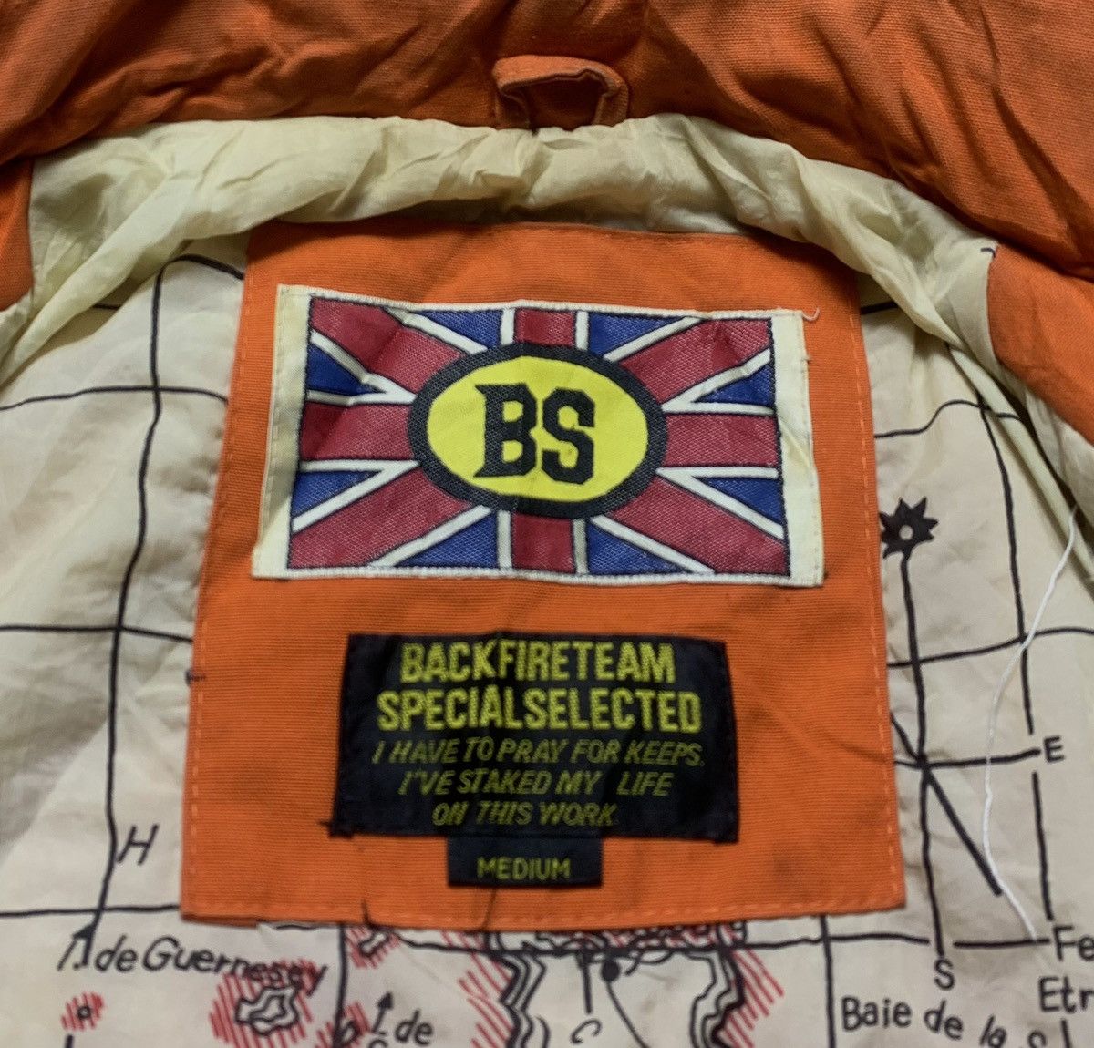 Japanese Brand Vintage 80s Back Fire Patches Flight Bomber Jacket Size US M / EU 48-50 / 2 - 8 Thumbnail