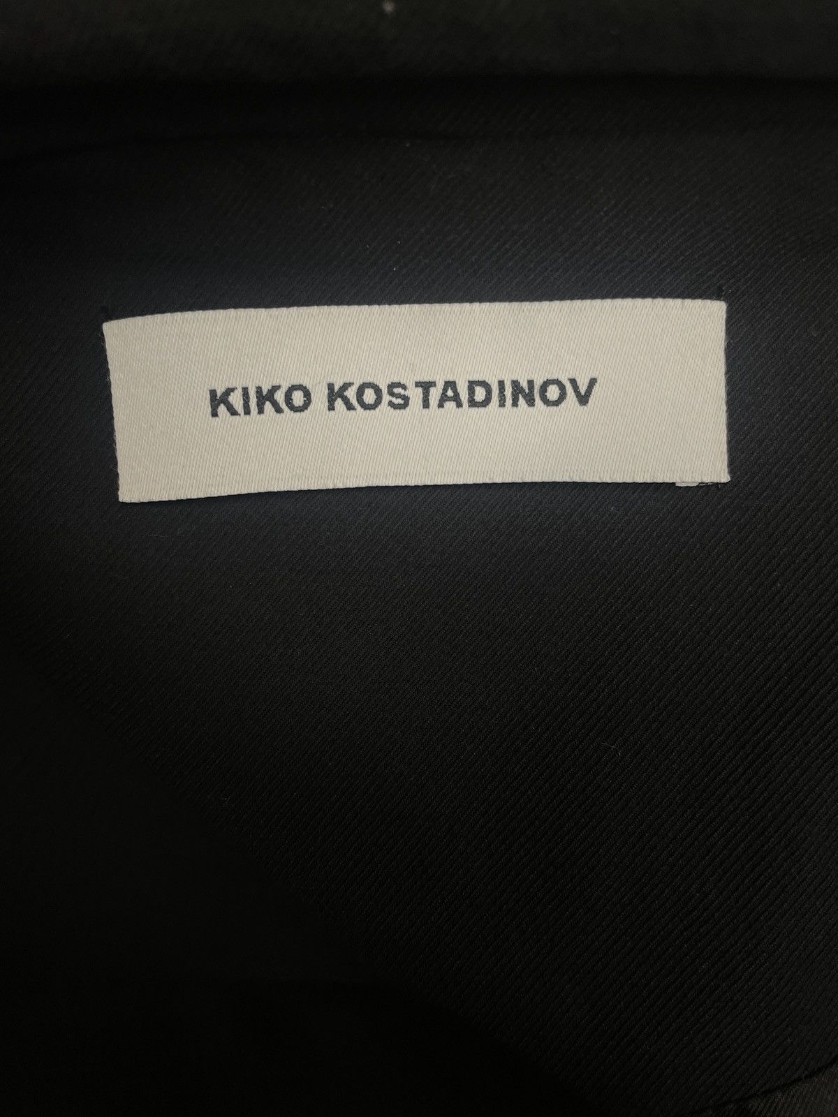 Kiko Kostadinov NWT Kiko Kostadinov Mcnamara Uniform Jacket Black 50 Large Size US M / EU 48-50 / 2 - 7 Thumbnail