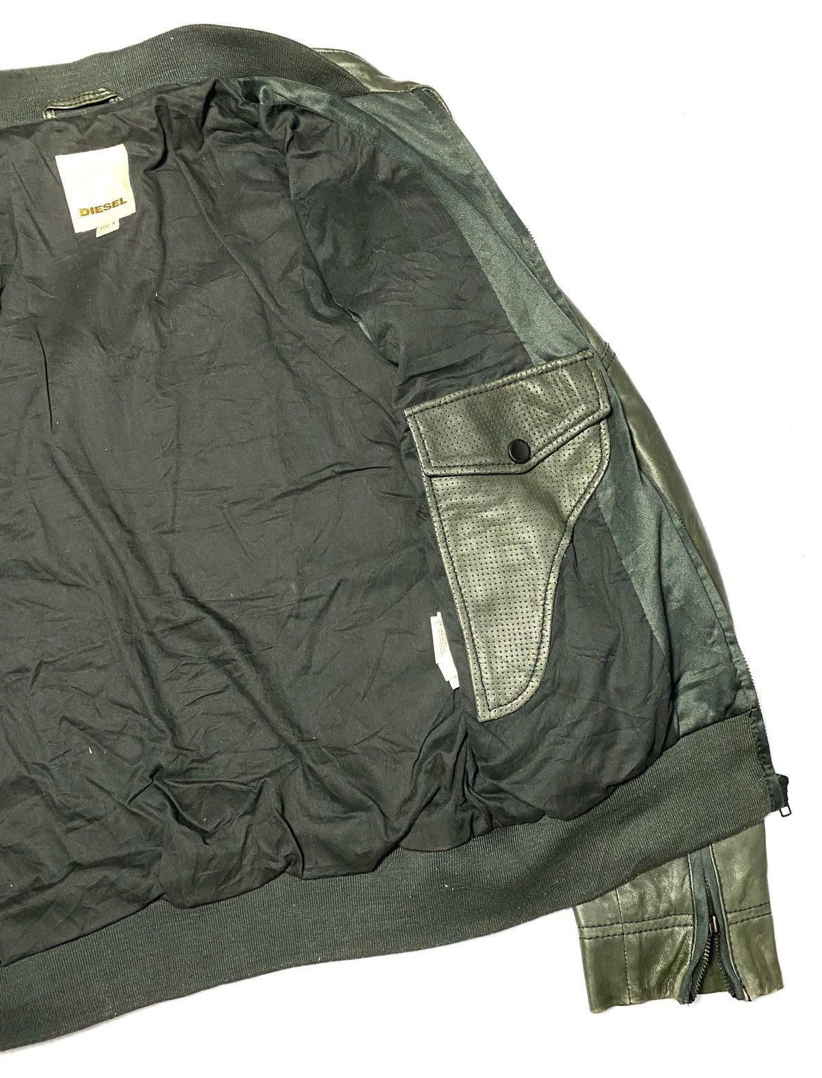 Diesel Diesel Hybrid Riders Leather Jacket Size US M / EU 48-50 / 2 - 8 Thumbnail