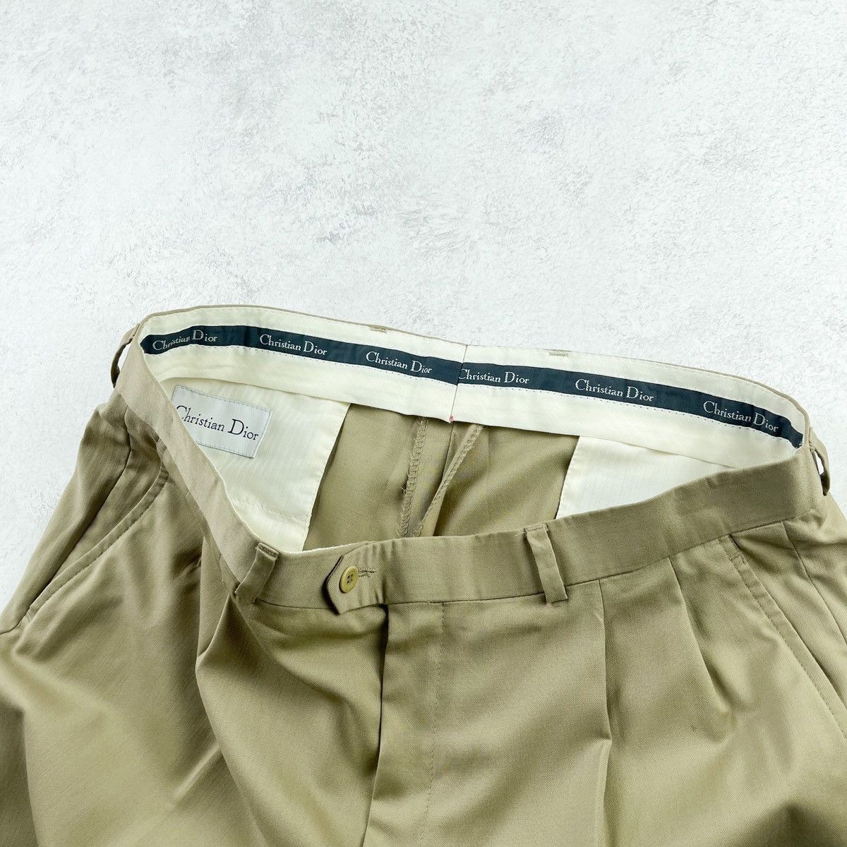 Christian Dior Monsieur × Designer × Dior Vintage Christian Dior Monsieur Cropped Pants Size US 32 / EU 48 - 6 Thumbnail