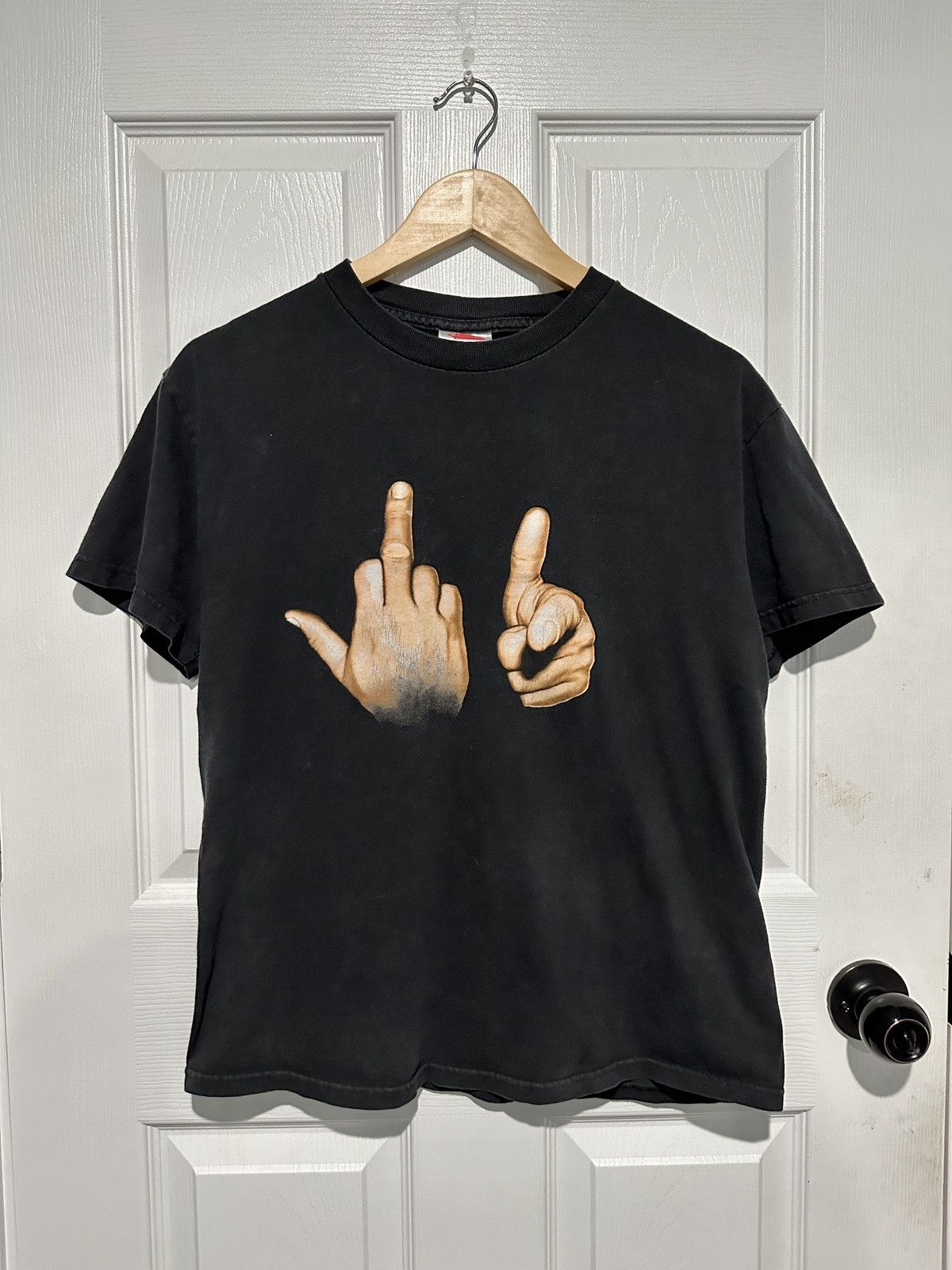 希少 90s Fuck You ハンドサイン Tシャツ asap rocky - メルカリ