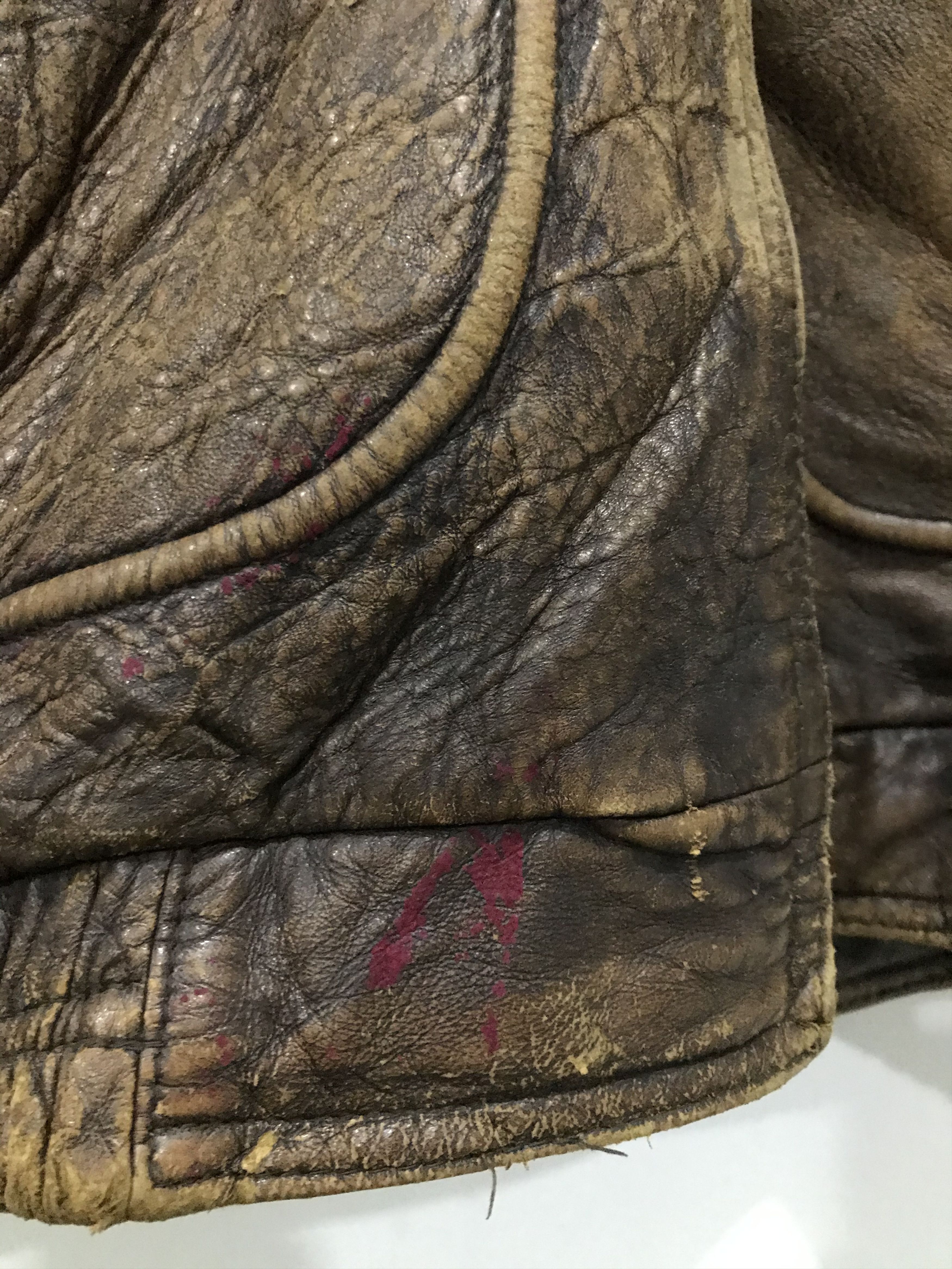 Other Vtg Type K-1 USAF Army Leather Flight Jacket Size US L / EU 52-54 / 3 - 14 Thumbnail