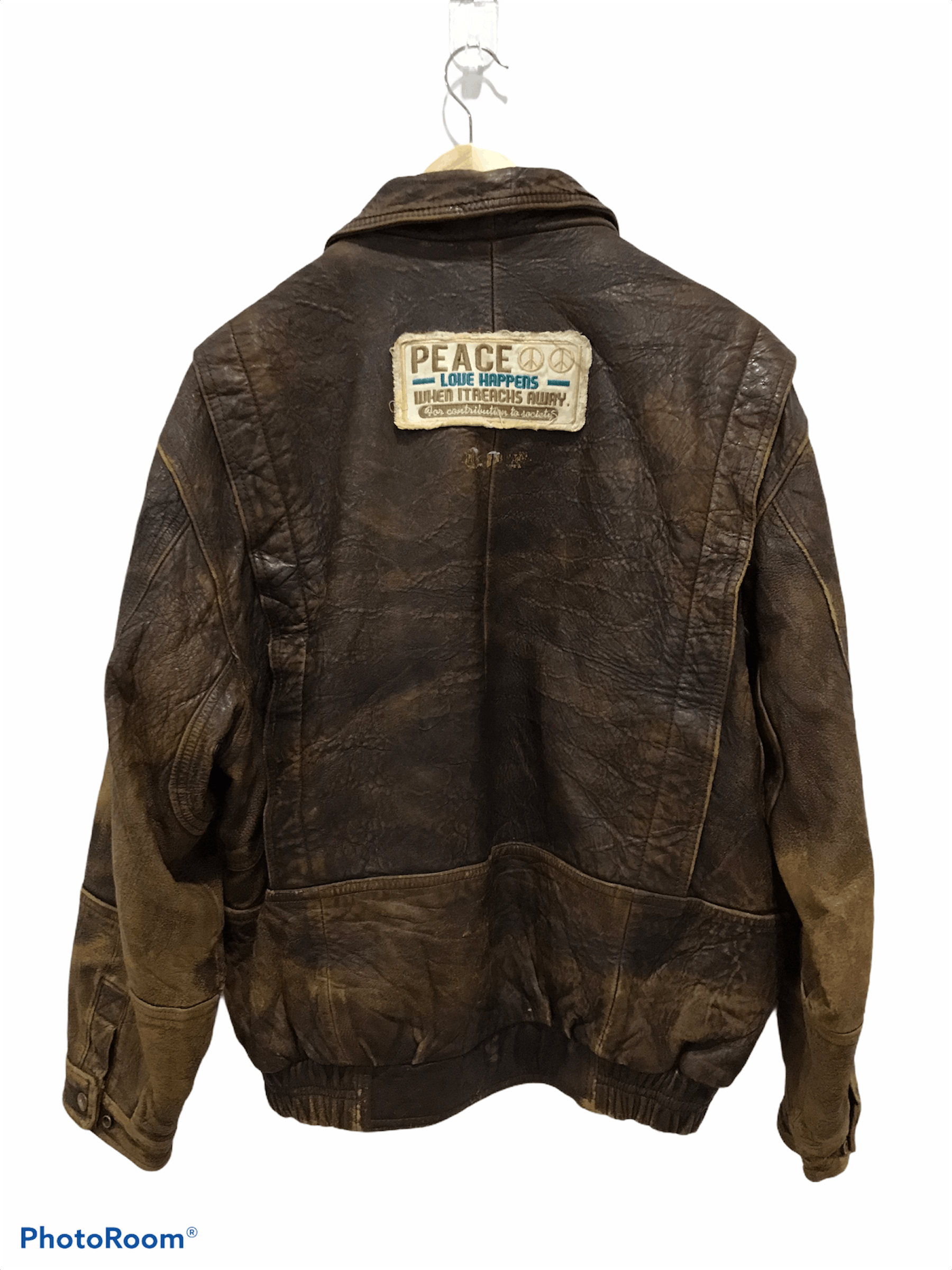 Other Vtg Type K-1 USAF Army Leather Flight Jacket Size US L / EU 52-54 / 3 - 2 Thumbnail