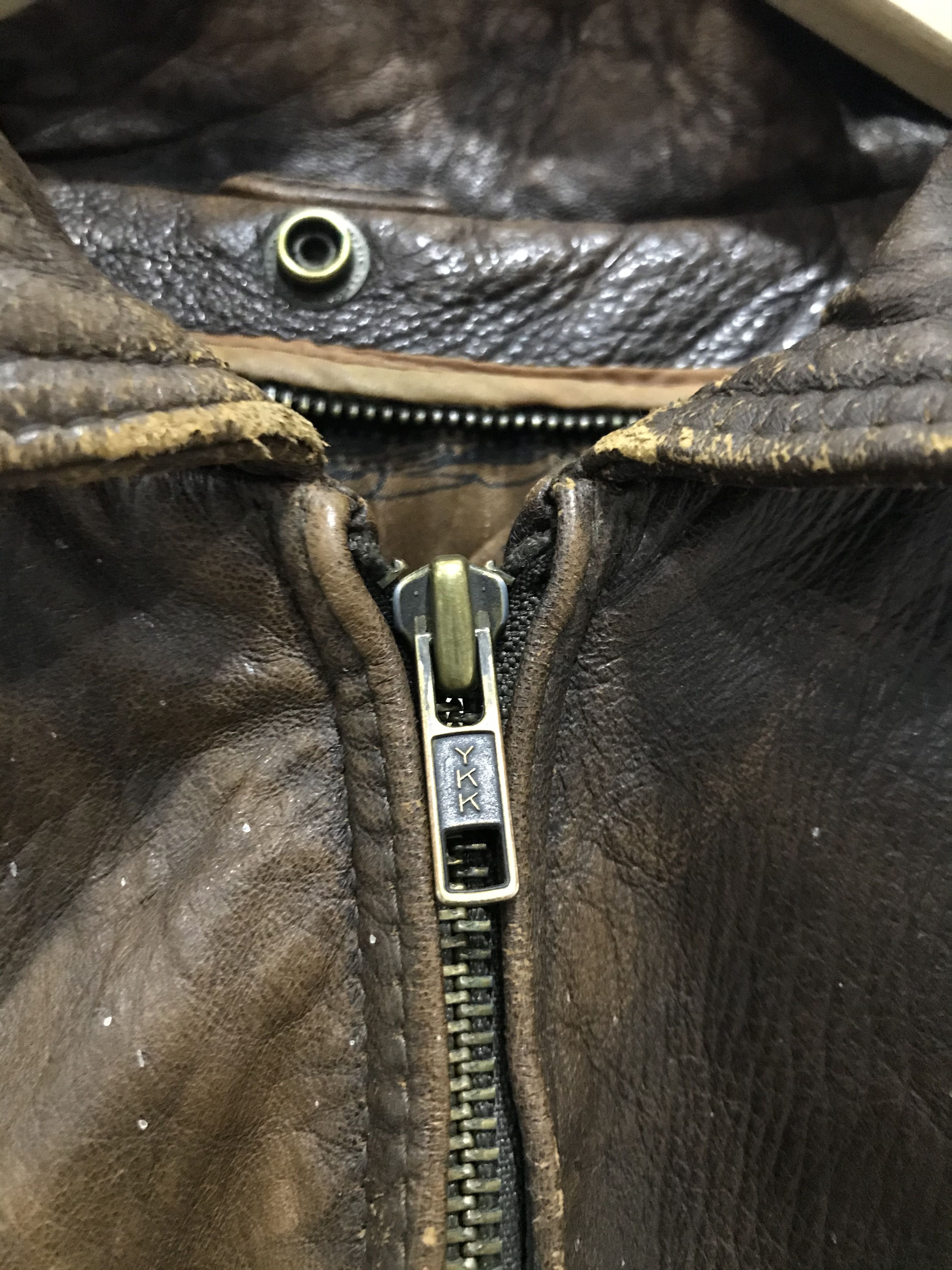 Other Vtg Type K-1 USAF Army Leather Flight Jacket Size US L / EU 52-54 / 3 - 11 Thumbnail