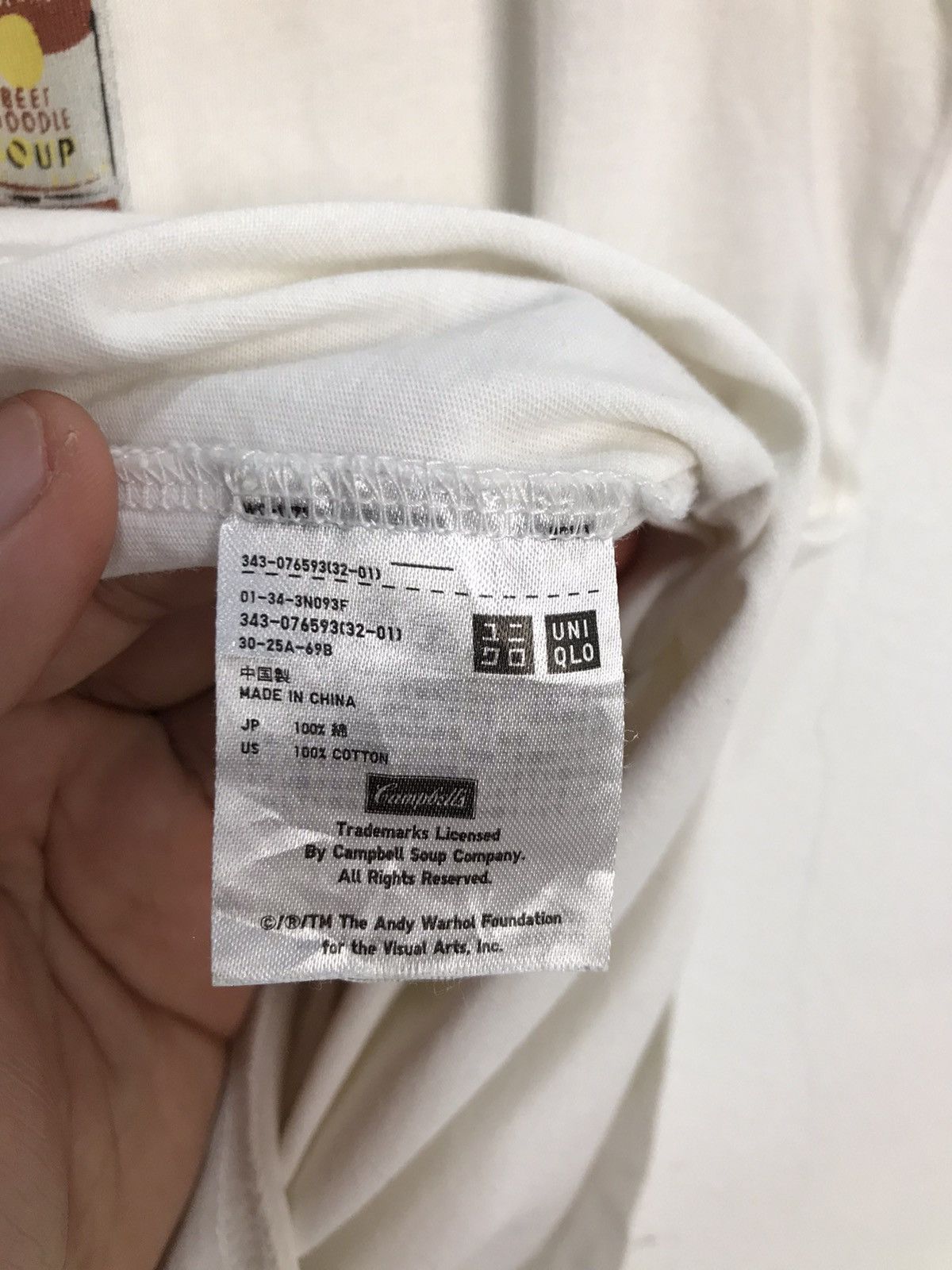 Andy Warhol × Uniqlo Andy Warhol X Uniqlo Campbells art tee Shirt Size US M / EU 48-50 / 2 - 7 Thumbnail