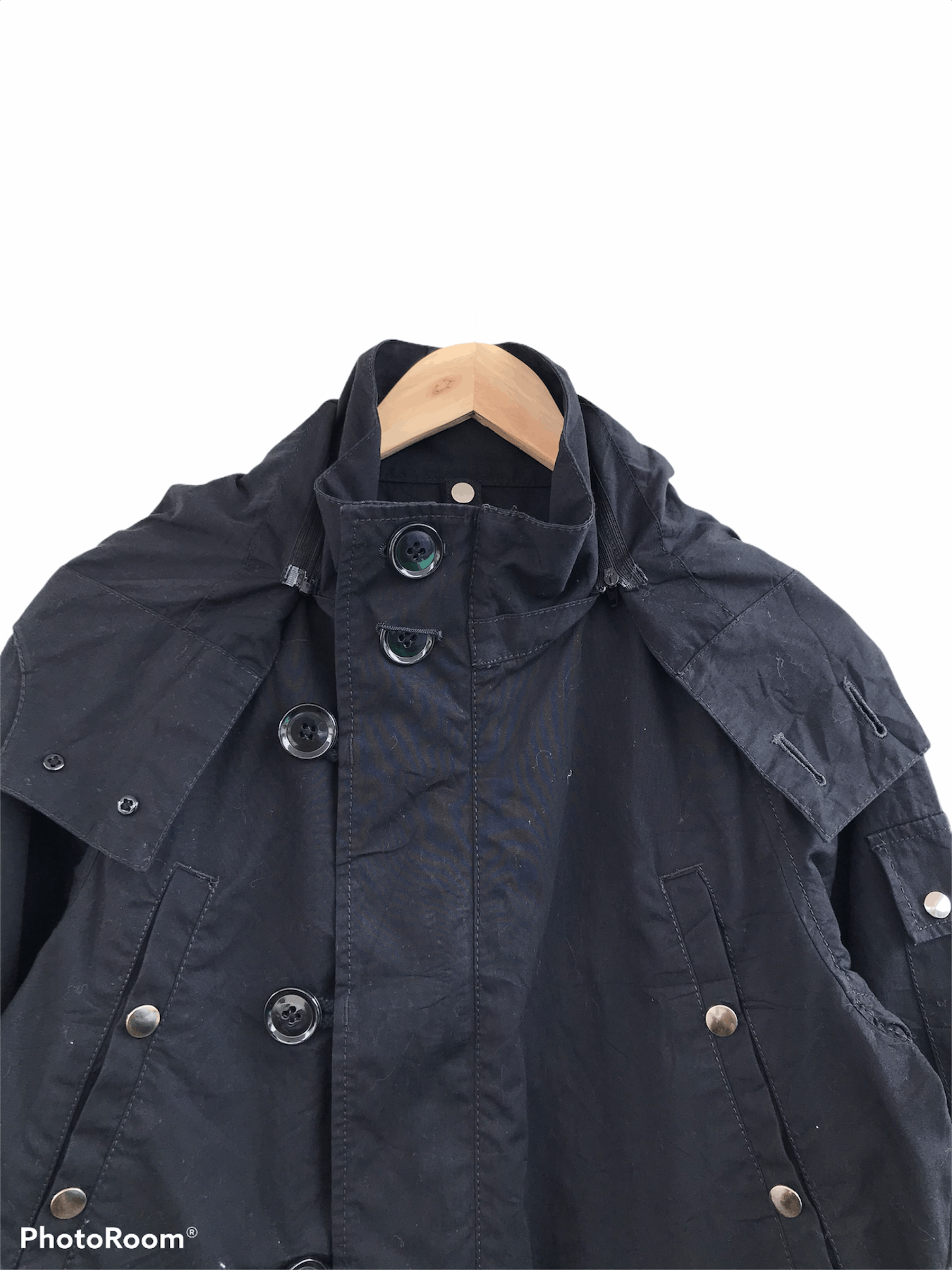 Beams Plus Beams black Parka tactical multipocket jacket Size US S / EU 44-46 / 1 - 4 Thumbnail