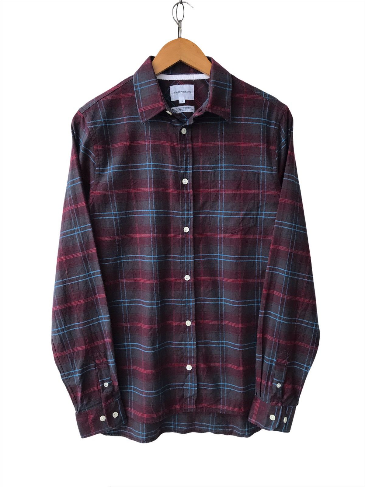 Norse Projects Norse Projects Flannel Check Villads Shirt Size US S / EU 44-46 / 1 - 1 Thumbnail