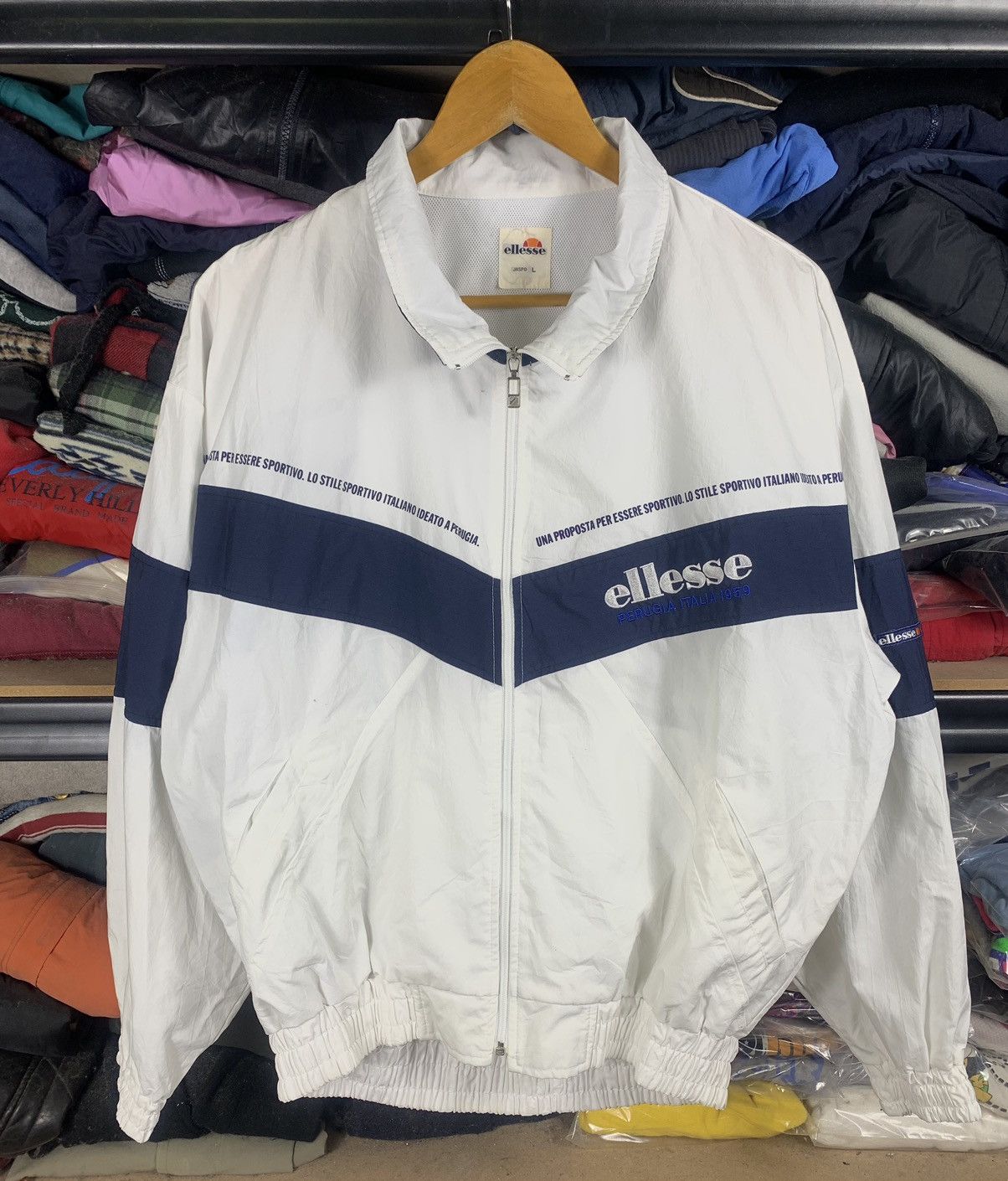 Ellesse Vintage Elleese Perugia Italia Jacket Size US M / EU 48-50 / 2 - 2 Thumbnail