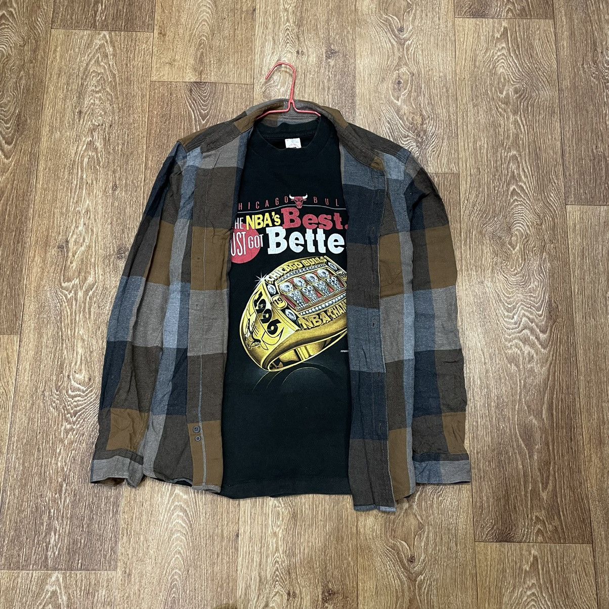Flannel Vintage Flannel Checkered Shirt Travis Style Size US L / EU 52-54 / 3 - 1 Thumbnail