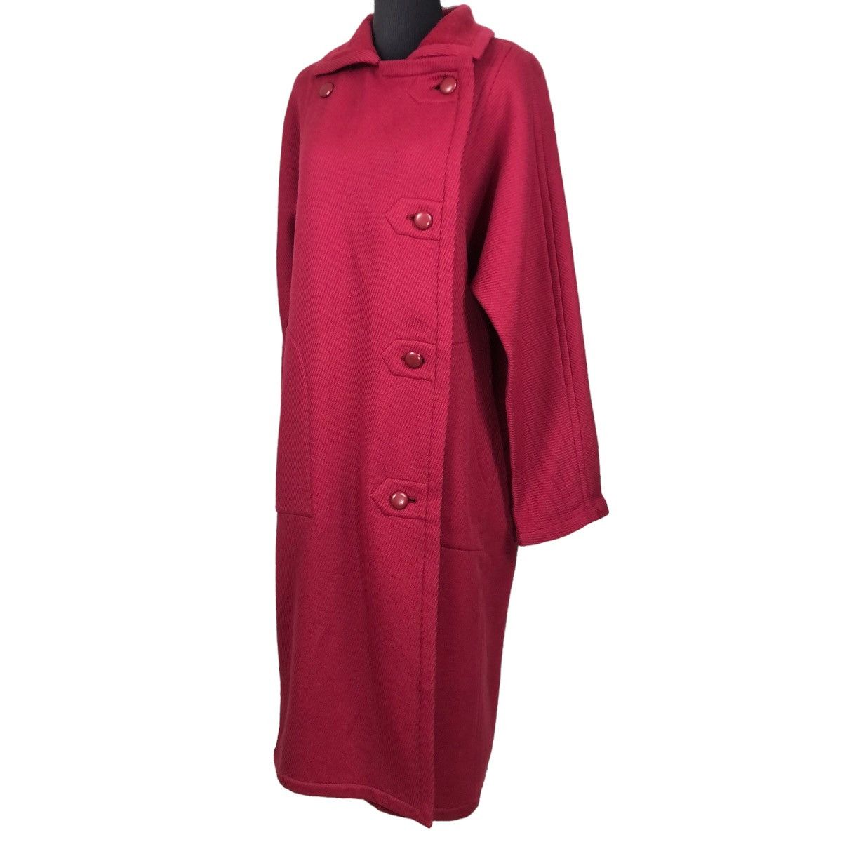 Dior Vintage 80s Christian Dior Prêt-A-Porter Wool Trench Coat Size M / US 6-8 / IT 42-44 - 14 Thumbnail