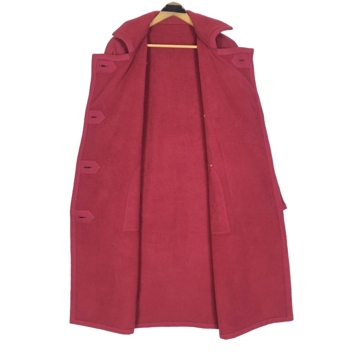 Dior Vintage 80s Christian Dior Prêt-A-Porter Wool Trench Coat Size M / US 6-8 / IT 42-44 - 9 Thumbnail