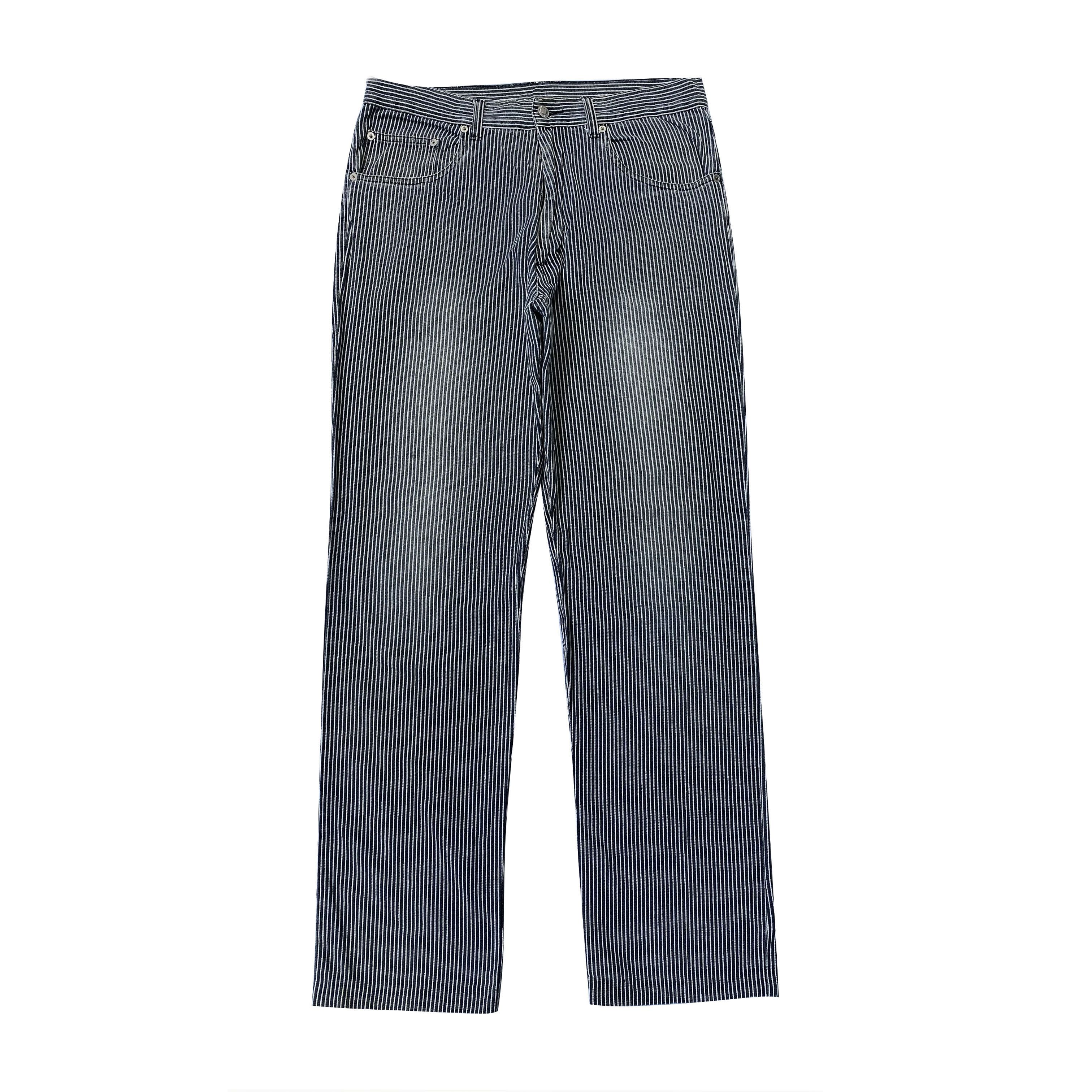 45RPM 生成り hickory stripe pants Hickory Stripe Carpenter Pant – LC King Mfg