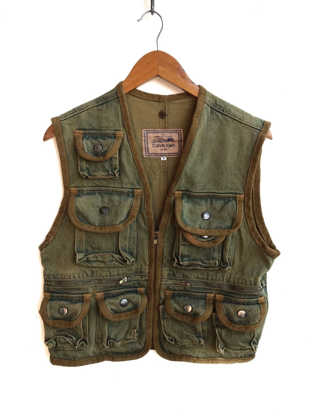 Calvin Klein Denim Multipocket Streetwear Vest