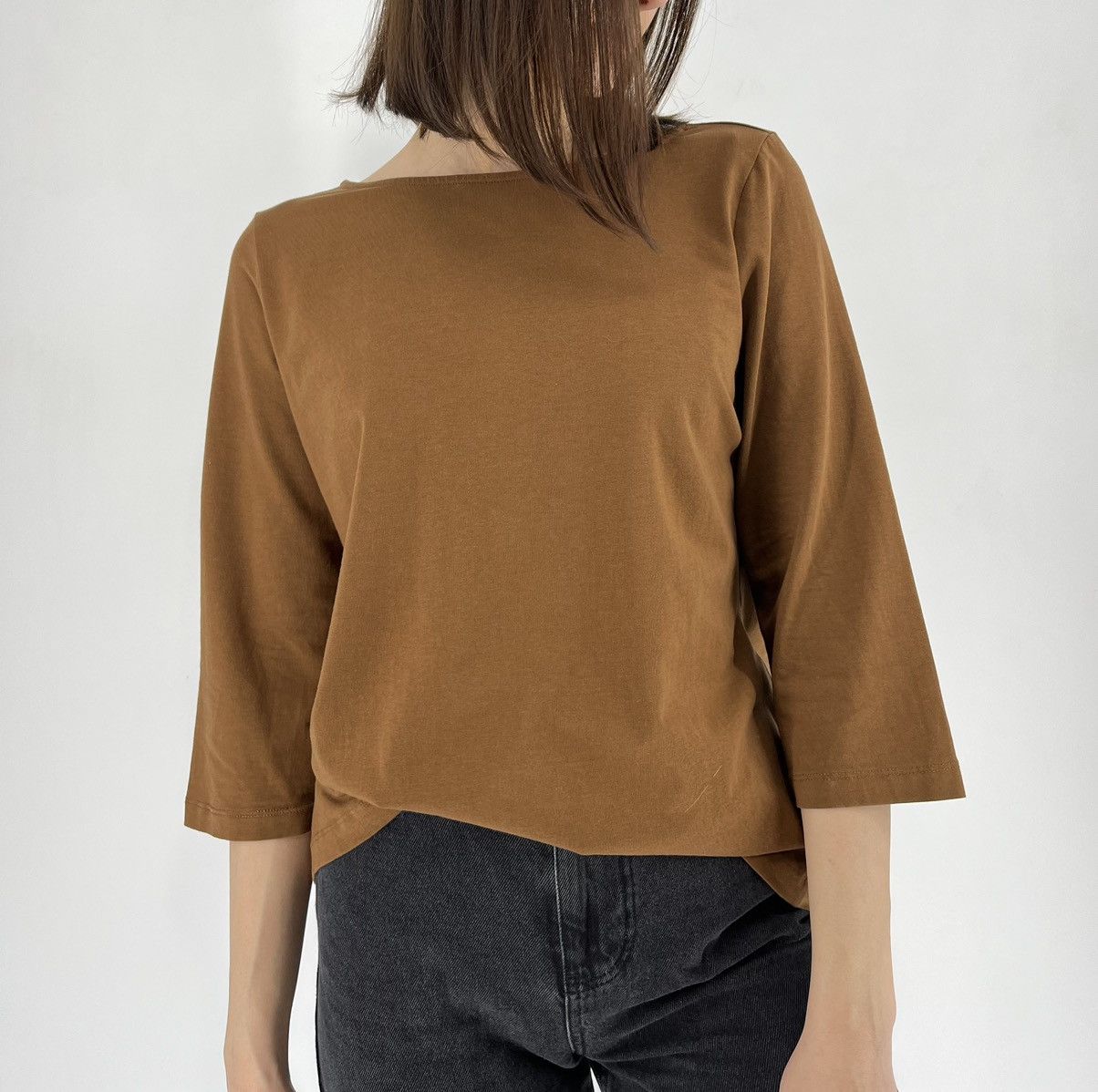 Essentials × Fear of God Vintage Fear of God Essentials Crew Neck Long Tshirt Tan Size XL / US 12-14 / IT 48-50 - 3 Thumbnail