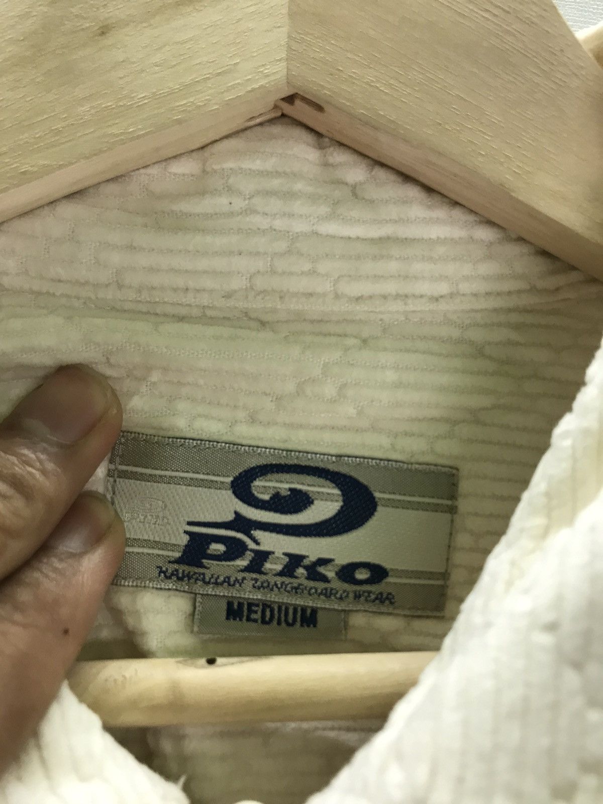 Vintage Vintage Piko curduroy Flannel Zip jacket surfboard Size US L / EU 52-54 / 3 - 4 Thumbnail