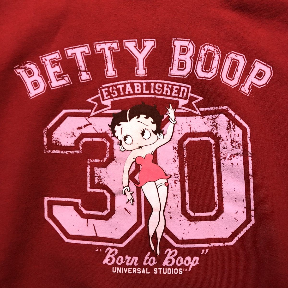Cartoon Network Betty Boop Hoodie Large Cartoon Cropped Hooded Sweatshirt Size L / US 10 / IT 46 - 2 Thumbnail