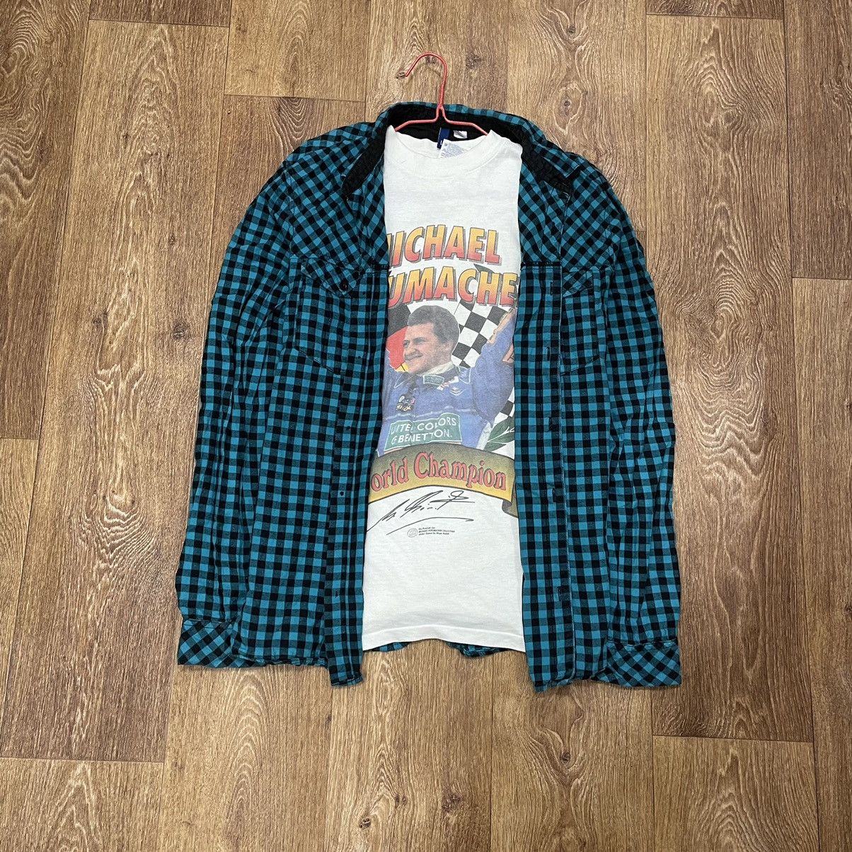 Vintage Vintage 90s Checkered Shirt Grunge Streetwear Oversized L Size US L / EU 52-54 / 3 - 1 Thumbnail
