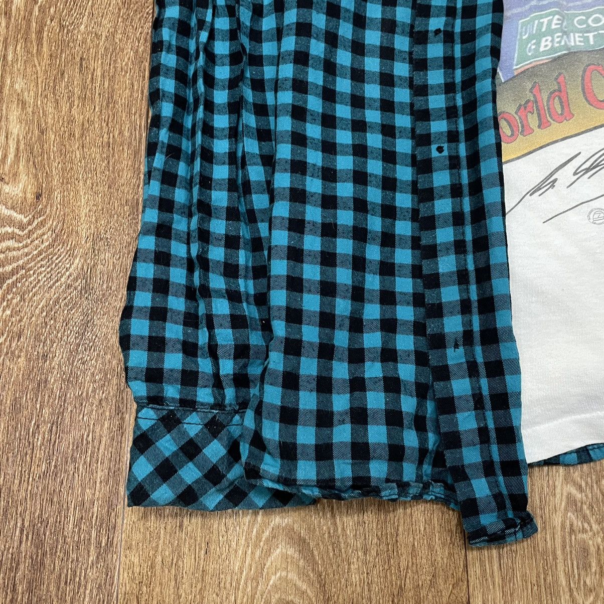 Vintage Vintage 90s Checkered Shirt Grunge Streetwear Oversized L Size US L / EU 52-54 / 3 - 4 Thumbnail