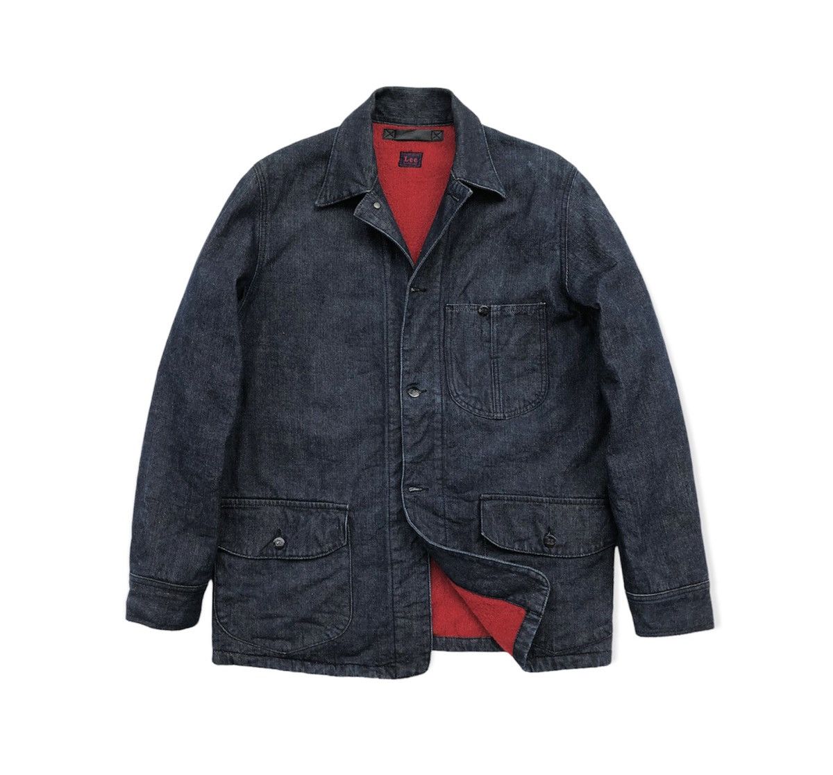 Issey Miyake × Lee Lee Union Made x Issey Miyake Blanket Chore Denim Jacket Size US XL / EU 56 / 4 - 1 Thumbnail