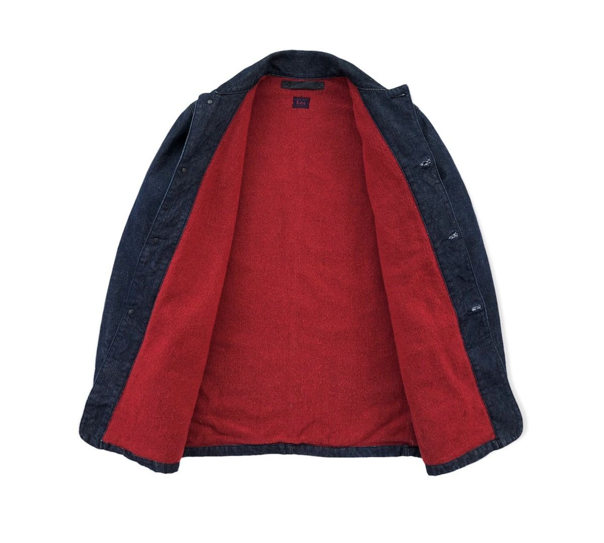 Issey Miyake × Lee Lee Union Made x Issey Miyake Blanket Chore Denim Jacket Size US XL / EU 56 / 4 - 3 Thumbnail