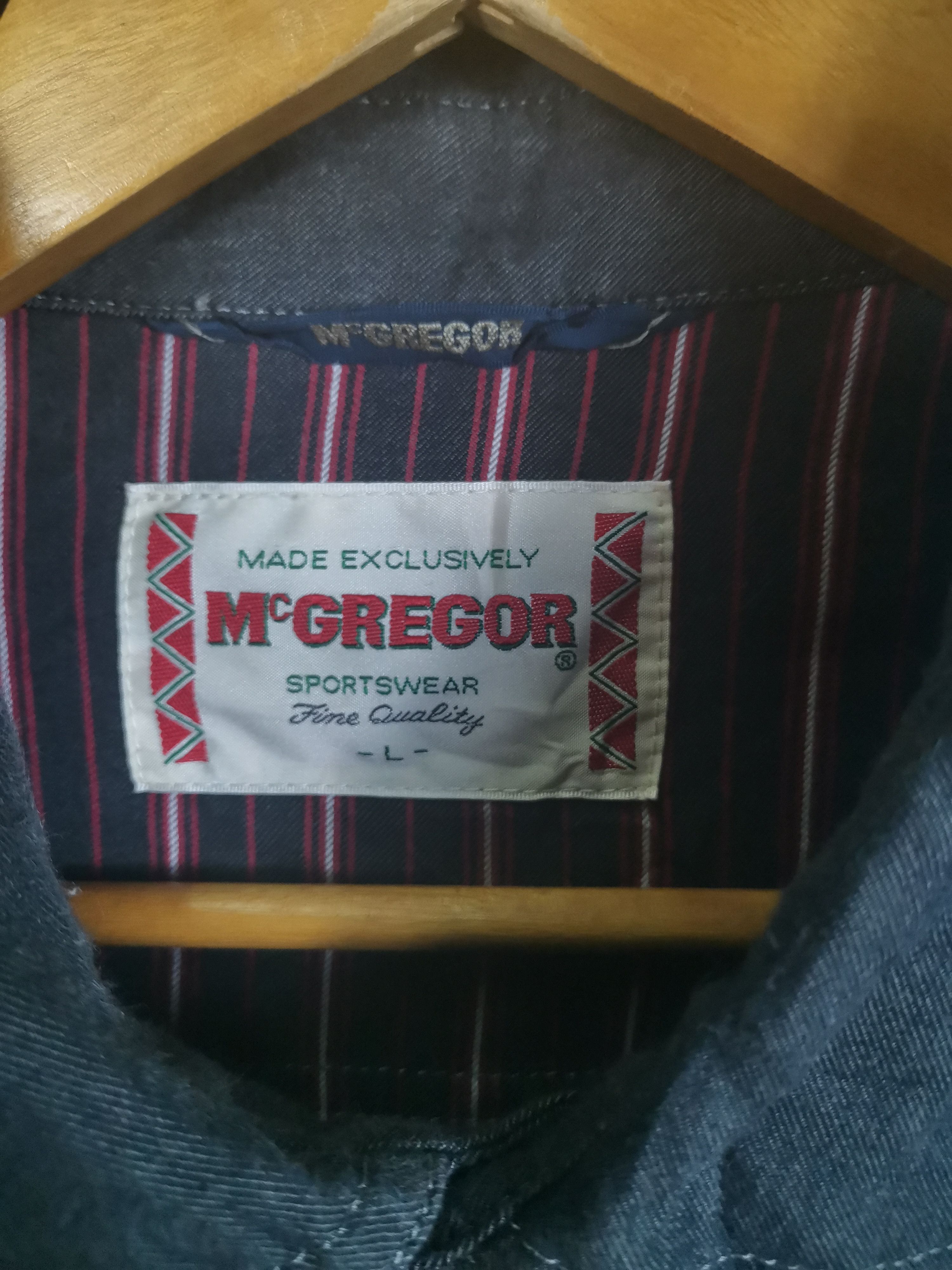 Japanese Brand Vintage McGregor Denim Flannel Shirt Size US L / EU 52-54 / 3 - 3 Thumbnail