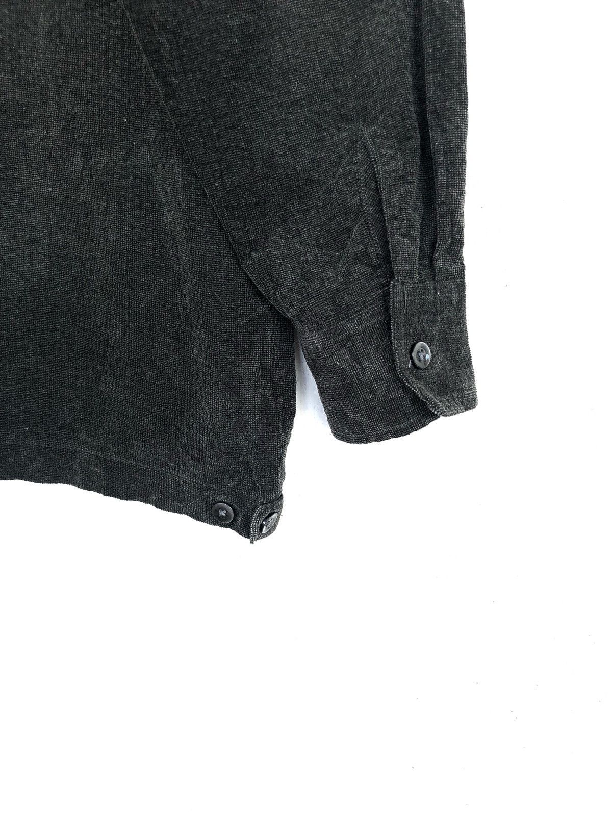 Beams Plus 90s Beams 🇯🇵 Velvet Dark Grey Button Shirt Jacket Size US L / EU 52-54 / 3 - 6 Thumbnail
