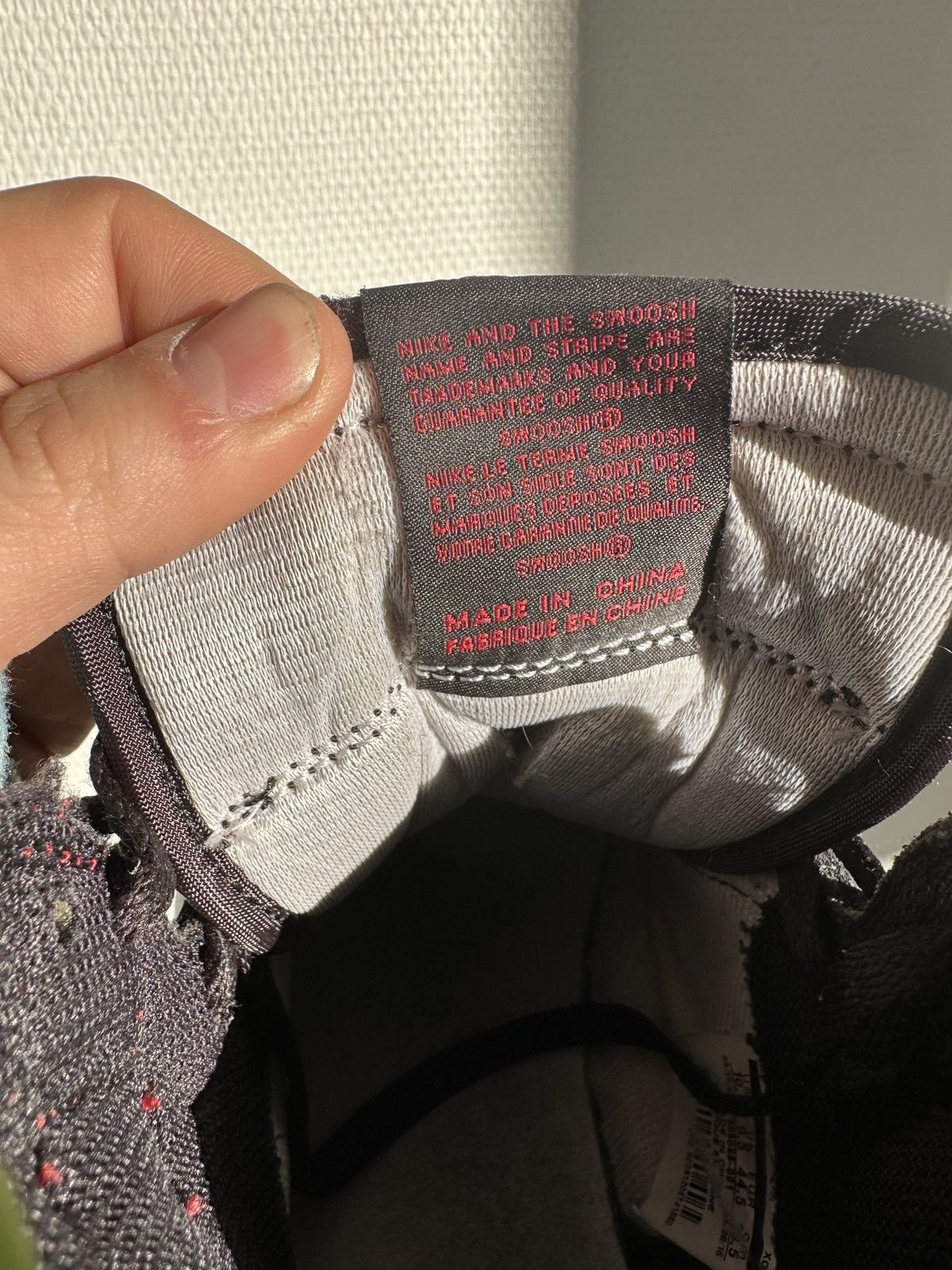 Jordan Brand Jordan 1 "Banned" 2016 Size US 10.5 / EU 43-44 - 10 Thumbnail
