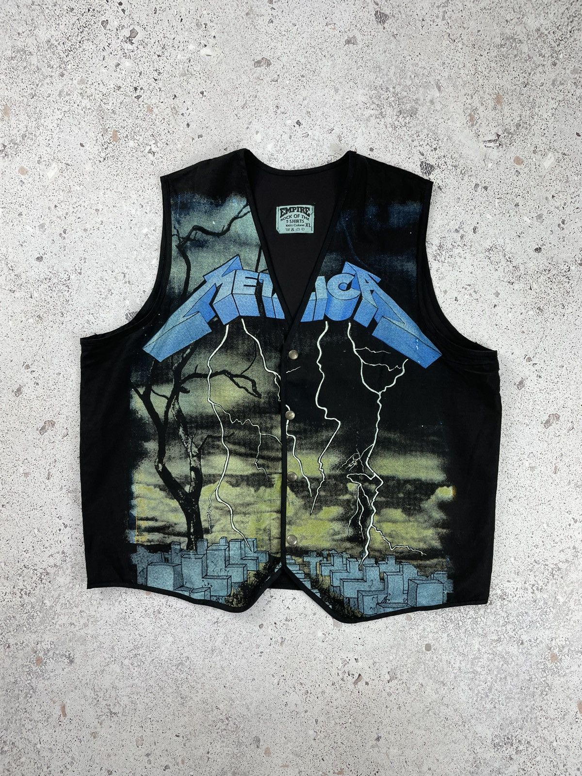 🔥90s Metallica Empire Vest Rock Of The T-shirts