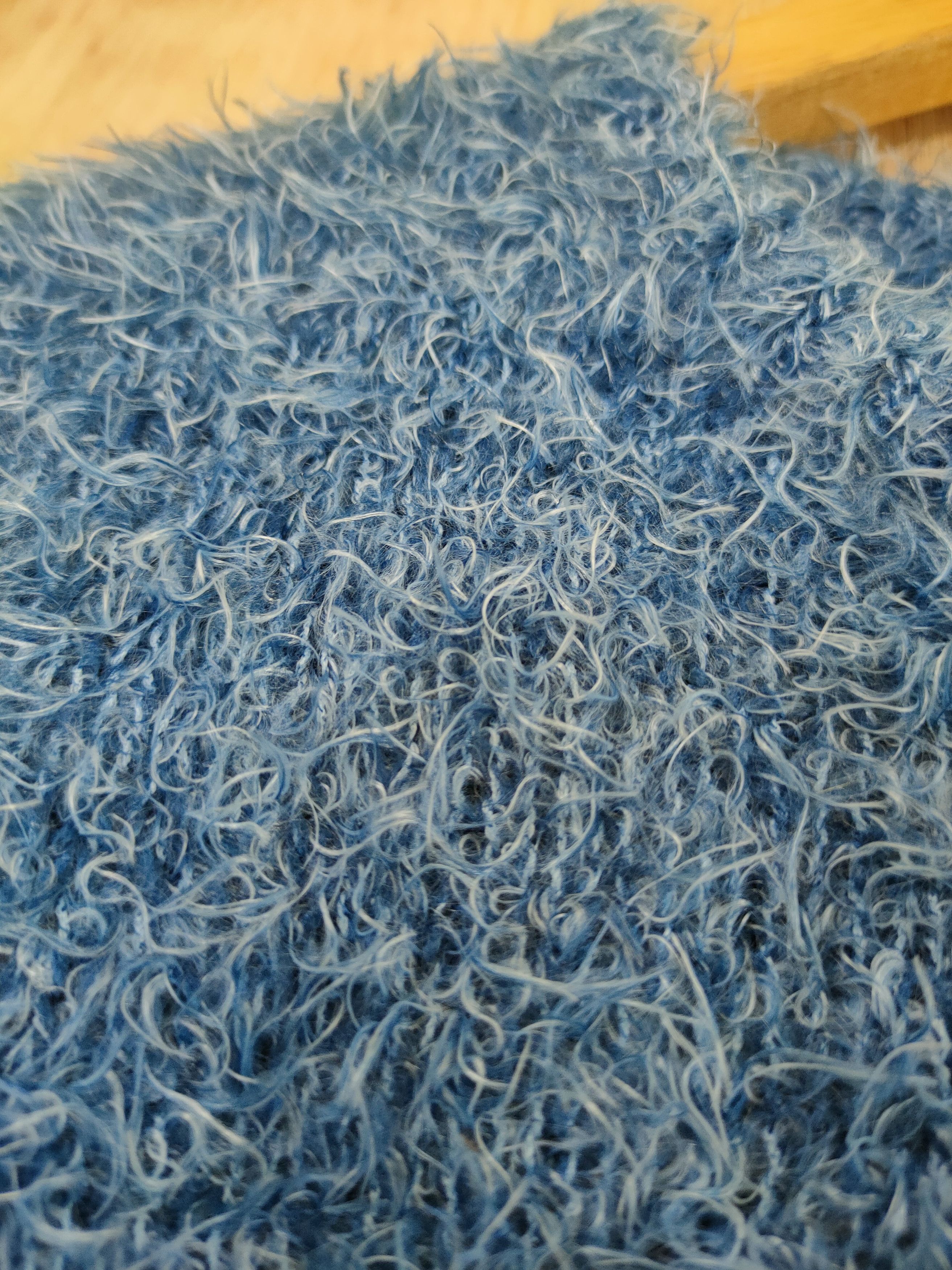 Homespun Knitwear DL DIRZ mohair soft fur shaggy knitwear japan blue #46-503 Size M / US 6-8 / IT 42-44 - 6 Thumbnail