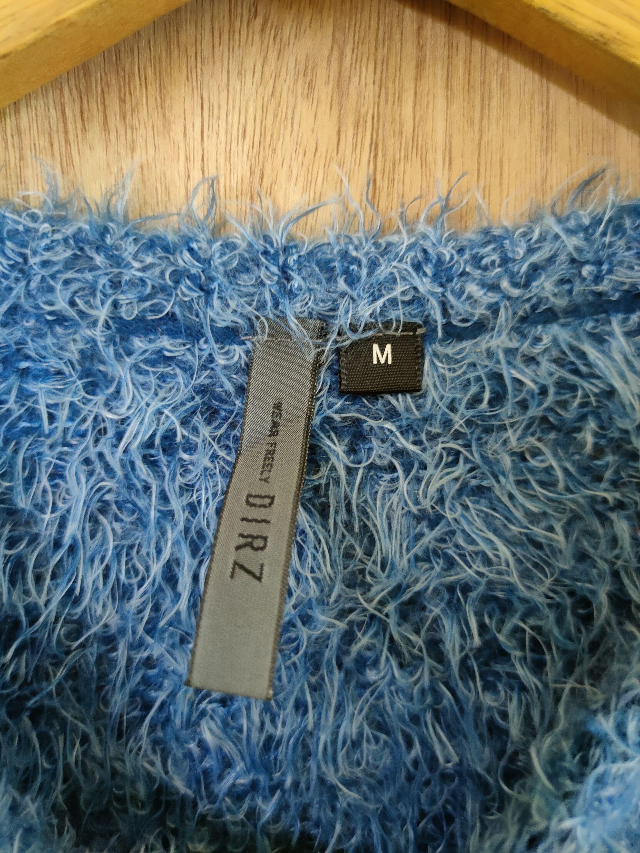 Homespun Knitwear DL DIRZ mohair soft fur shaggy knitwear japan blue #46-503 Size M / US 6-8 / IT 42-44 - 5 Thumbnail