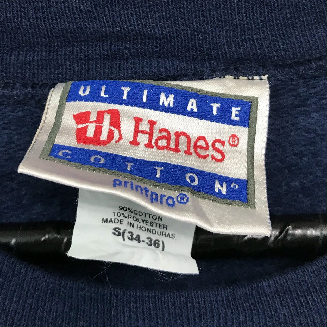 Hanes × Vintage Vintage Hanes Sweatshirt Crewneck BigLogo Spellout Size US M / EU 48-50 / 2 - 6 Thumbnail