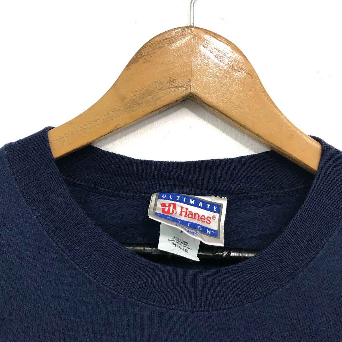 Hanes × Vintage Vintage Hanes Sweatshirt Crewneck BigLogo Spellout Size US M / EU 48-50 / 2 - 4 Thumbnail