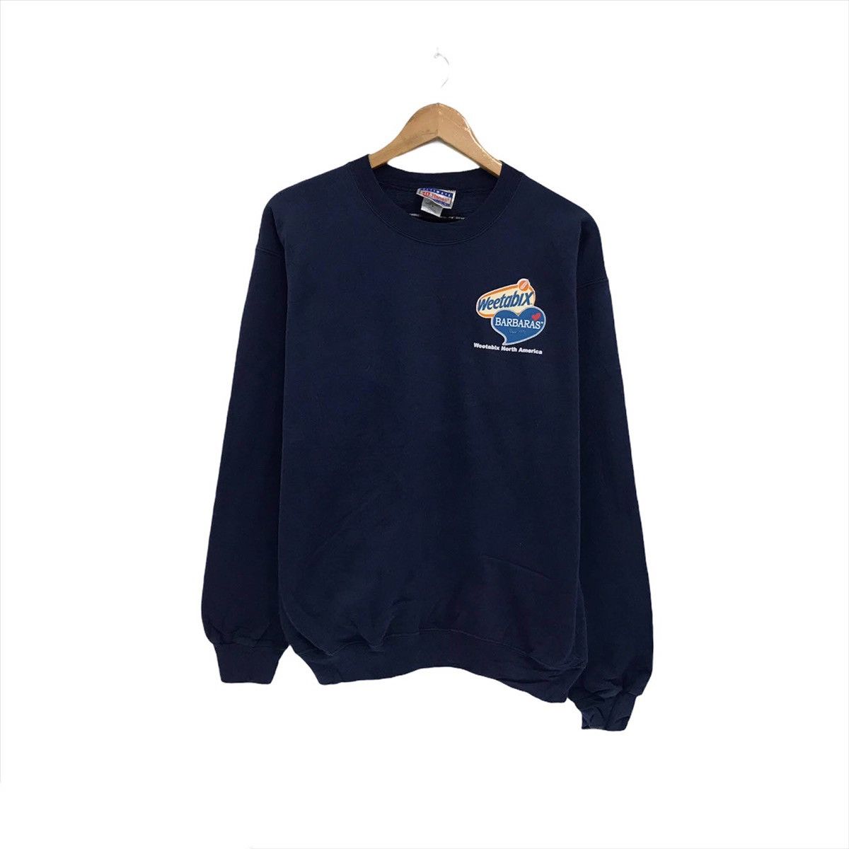 Hanes × Vintage Vintage Hanes Sweatshirt Crewneck BigLogo Spellout Size US M / EU 48-50 / 2 - 1 Thumbnail