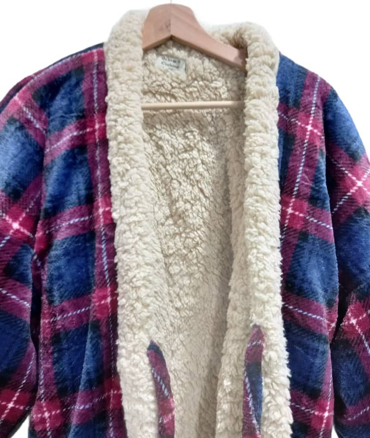 Japanese Brand Japanese Hanten Padded Warm Kimono Checkered Size US M / EU 48-50 / 2 - 3 Thumbnail