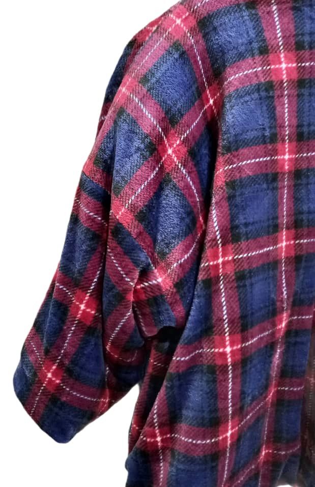 Japanese Brand Japanese Hanten Padded Warm Kimono Checkered Size US M / EU 48-50 / 2 - 7 Thumbnail