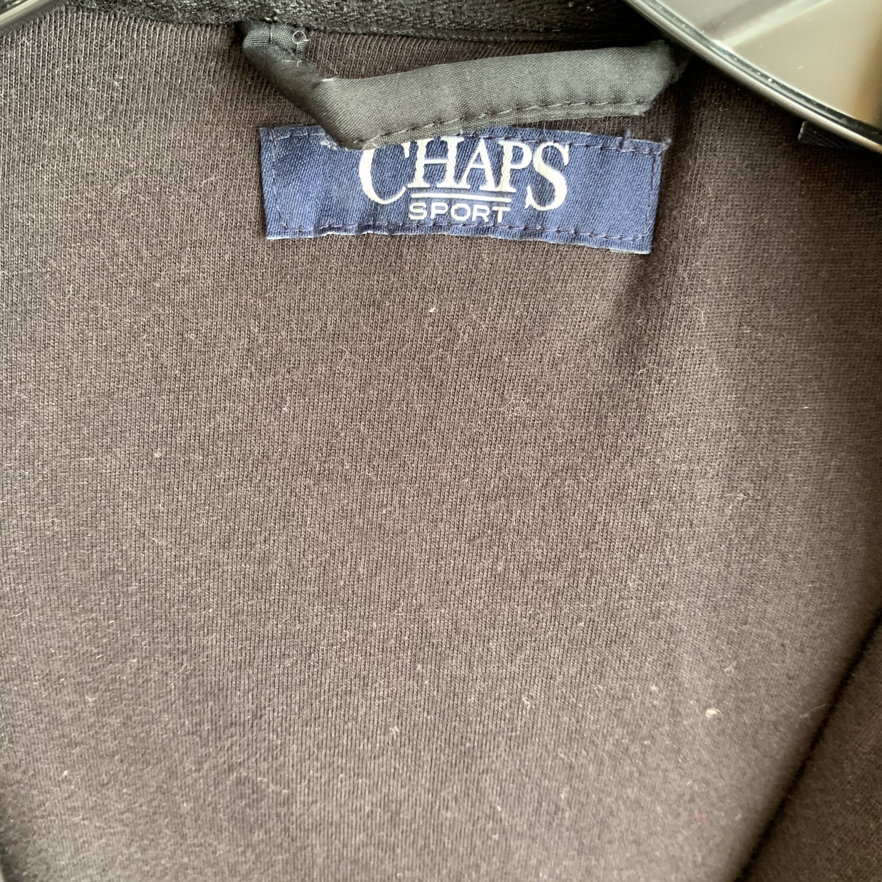 Chaps Ralph Lauren Chaps Black Zip Hoodie Jacket L Lined Padded Zip Pockets Size US L / EU 52-54 / 3 - 3 Thumbnail