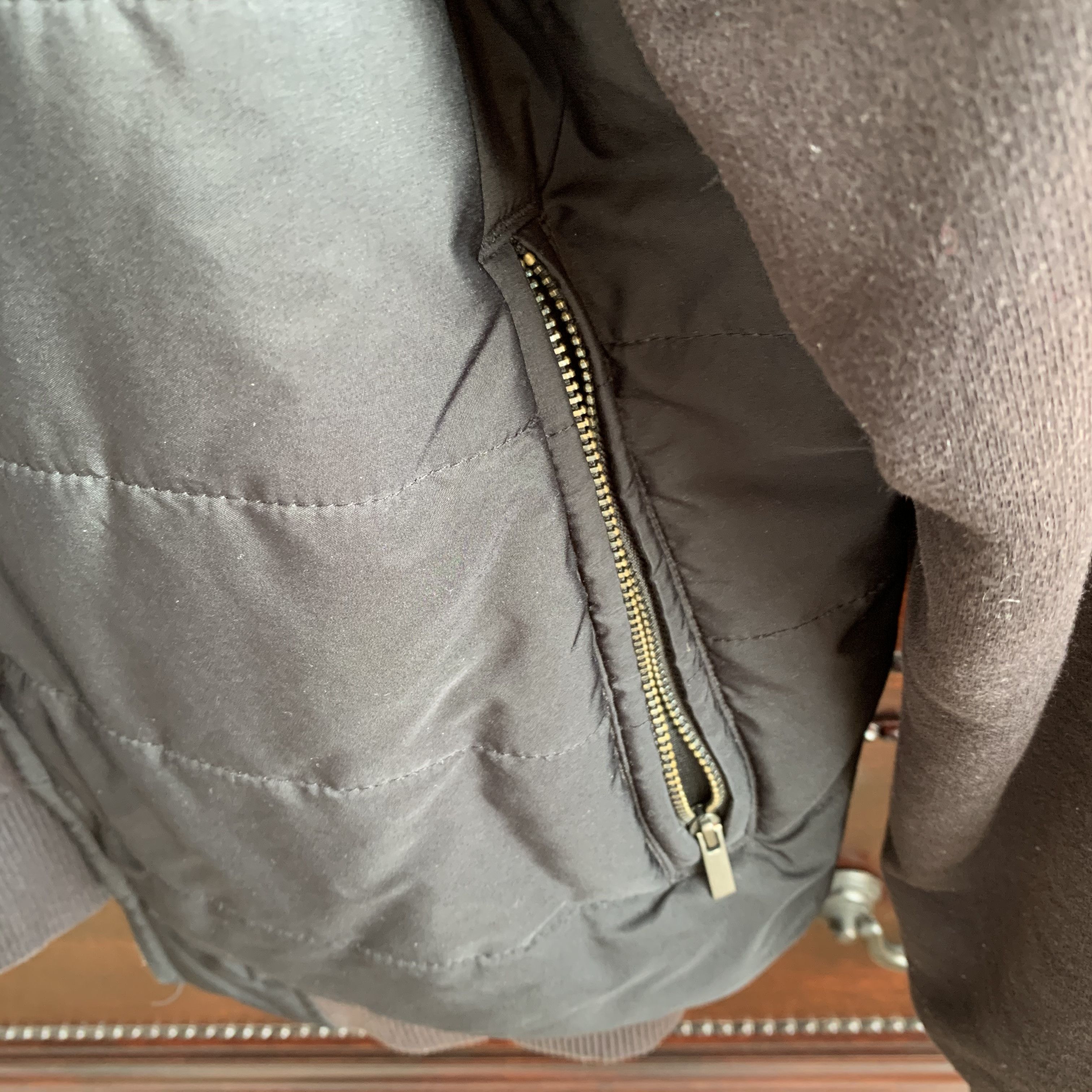 Chaps Ralph Lauren Chaps Black Zip Hoodie Jacket L Lined Padded Zip Pockets Size US L / EU 52-54 / 3 - 5 Thumbnail