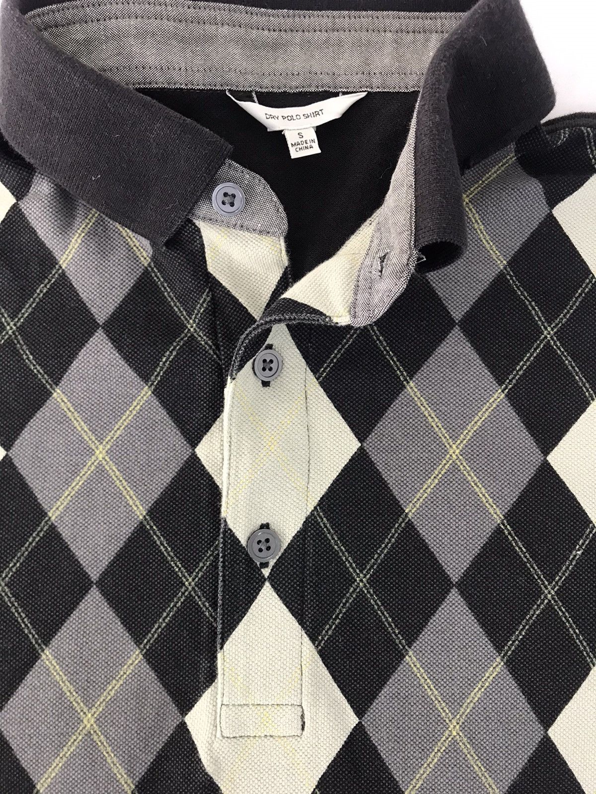 Designer Japanese Brand Polo Tee Modern Classic Nova Checked Style Size US S / EU 44-46 / 1 - 3 Thumbnail
