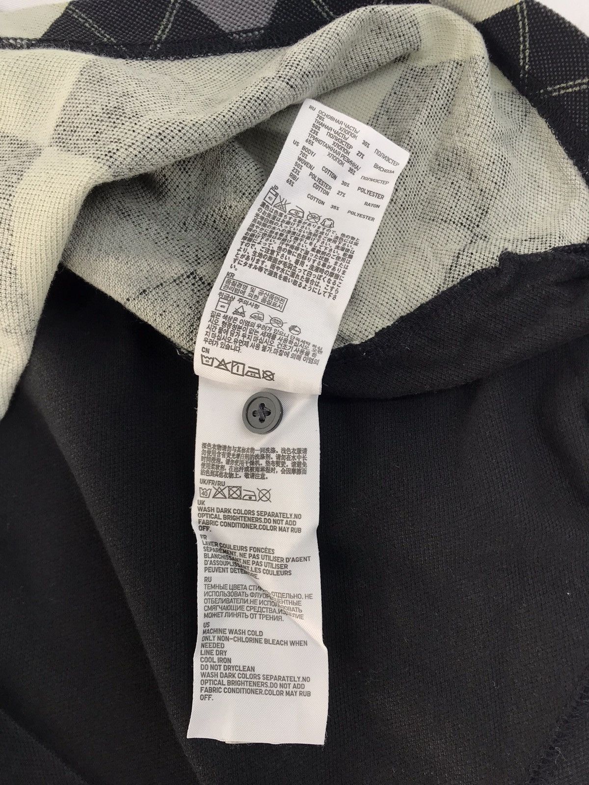 Designer Japanese Brand Polo Tee Modern Classic Nova Checked Style Size US S / EU 44-46 / 1 - 7 Thumbnail