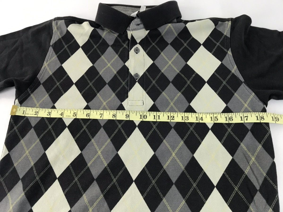 Designer Japanese Brand Polo Tee Modern Classic Nova Checked Style Size US S / EU 44-46 / 1 - 9 Thumbnail