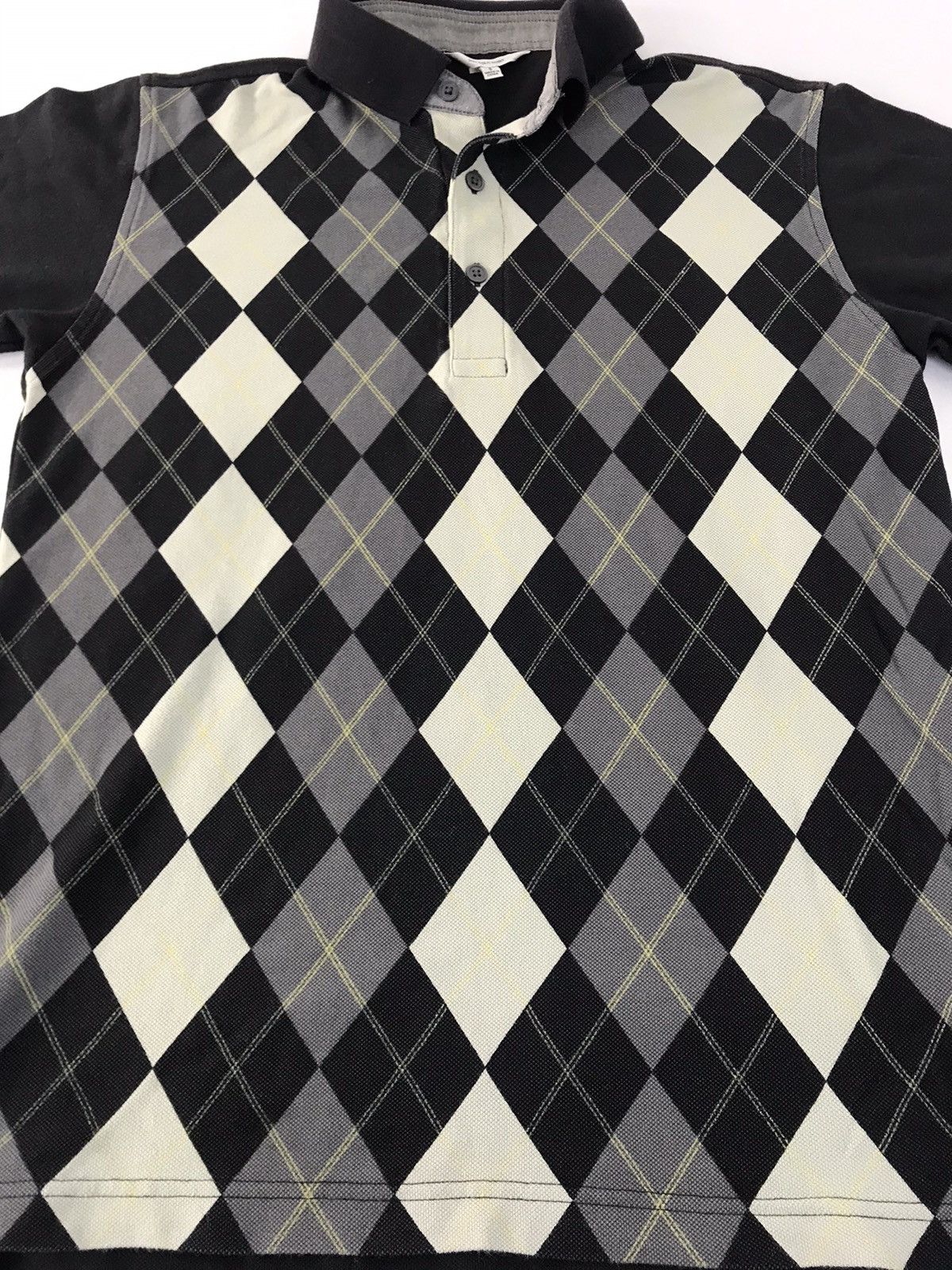 Designer Japanese Brand Polo Tee Modern Classic Nova Checked Style Size US S / EU 44-46 / 1 - 4 Thumbnail